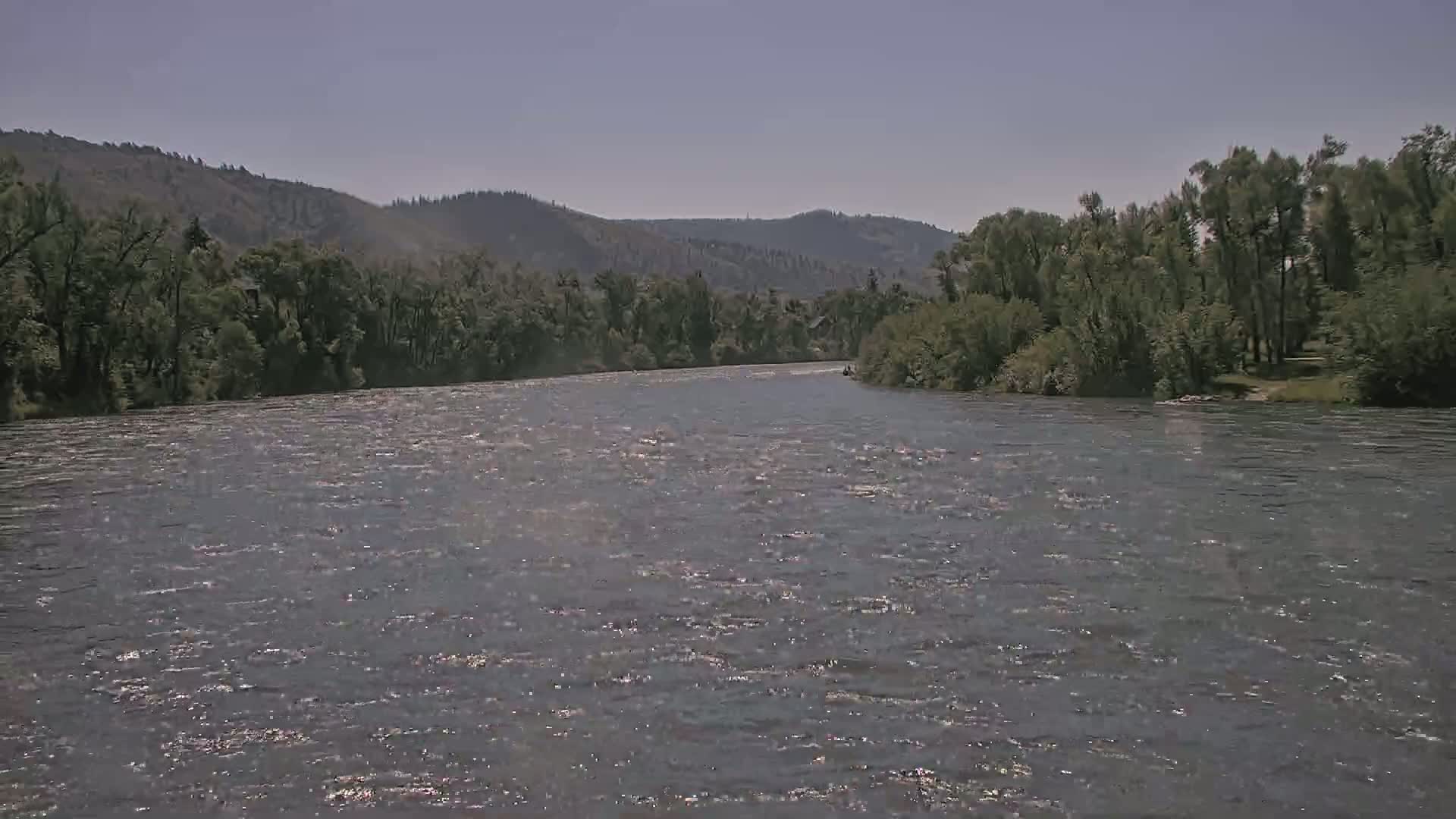 South Fork (Snake) River View from The Lodge at Palisades Creek Live Cam - Irwin, Bonneville, Idaho, USA