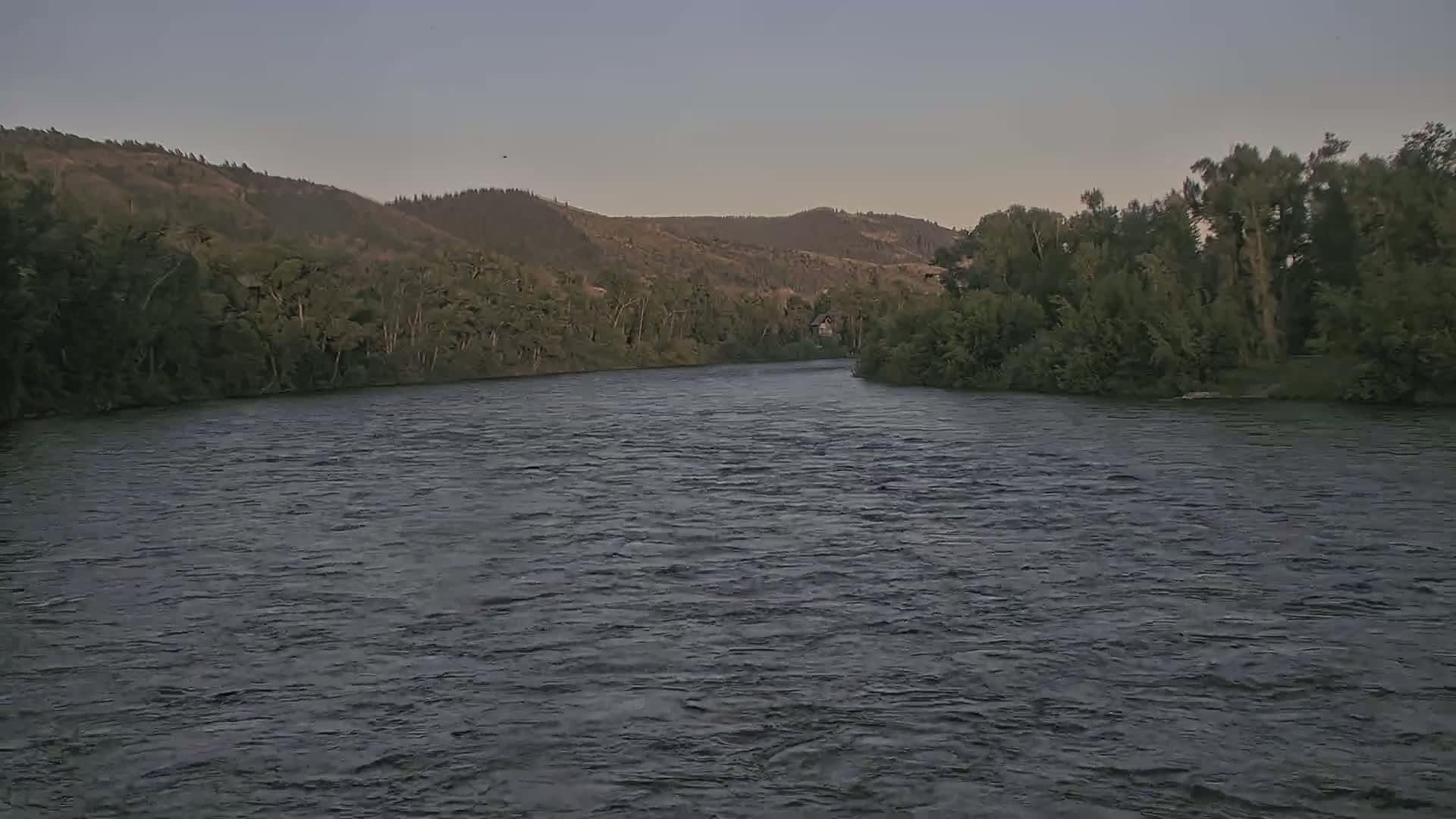 South Fork (Snake) River View from The Lodge at Palisades Creek Live Cam - Irwin, Bonneville, Idaho, USA