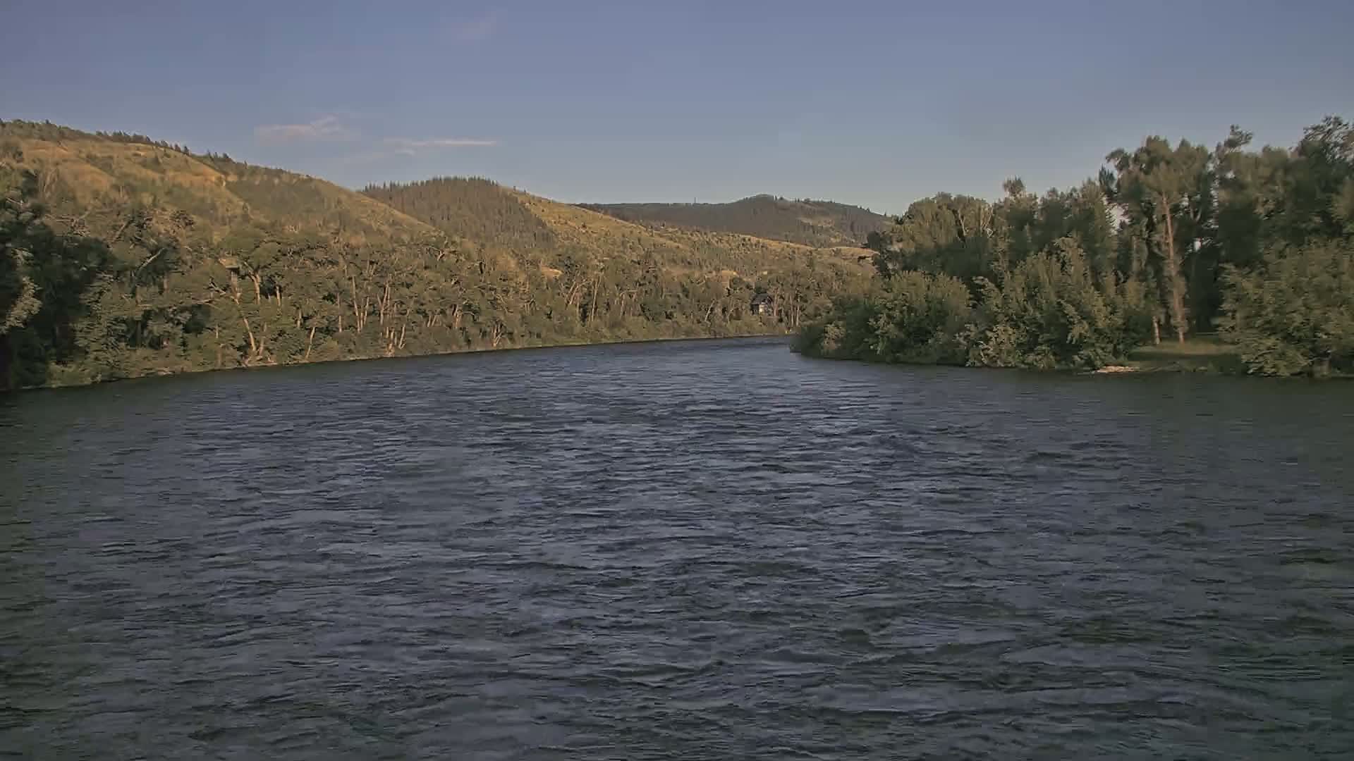 South Fork (Snake) River View from The Lodge at Palisades Creek Live Cam - Irwin, Bonneville, Idaho, USA