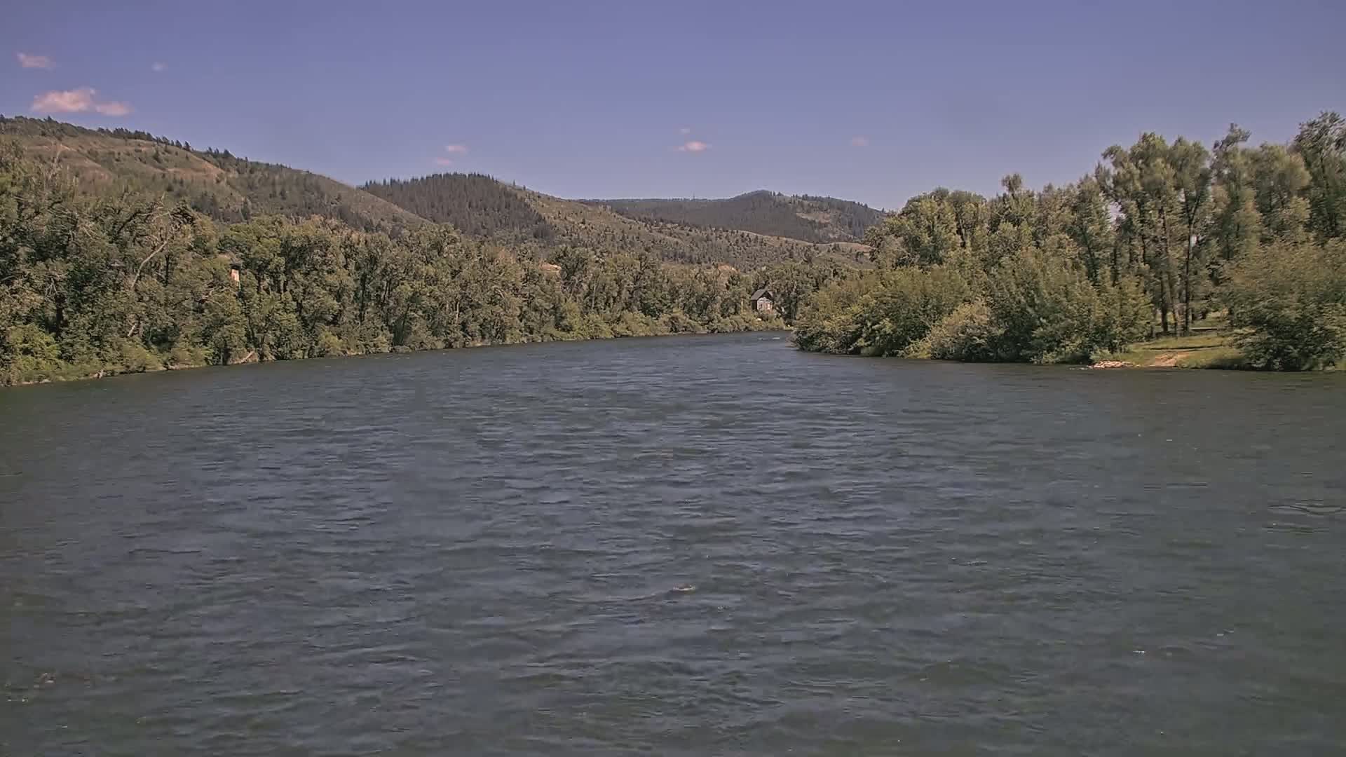 South Fork (Snake) River View from The Lodge at Palisades Creek Live Cam - Irwin, Bonneville, Idaho, USA