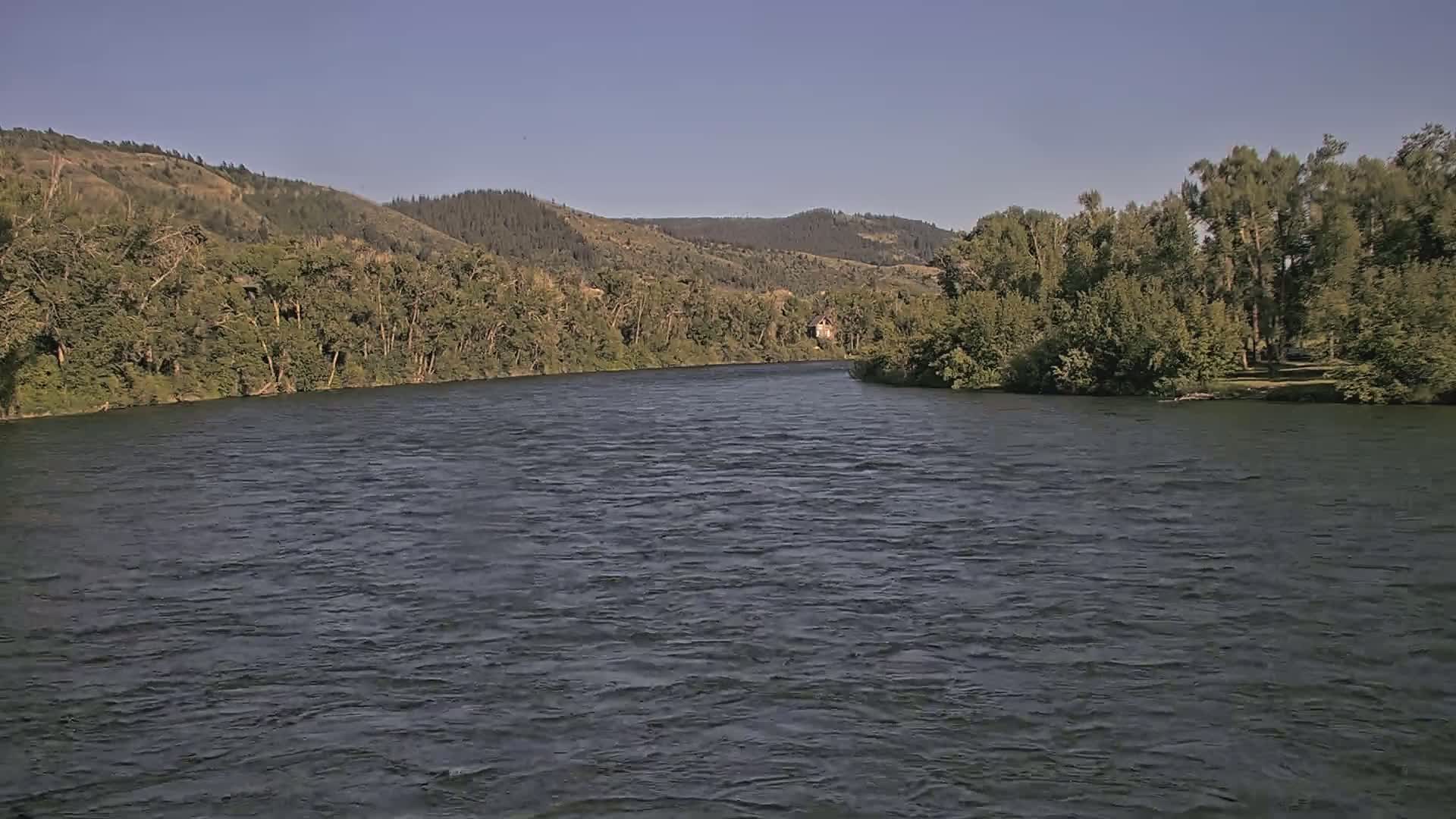 South Fork (Snake) River View from The Lodge at Palisades Creek Live Cam - Irwin, Bonneville, Idaho, USA