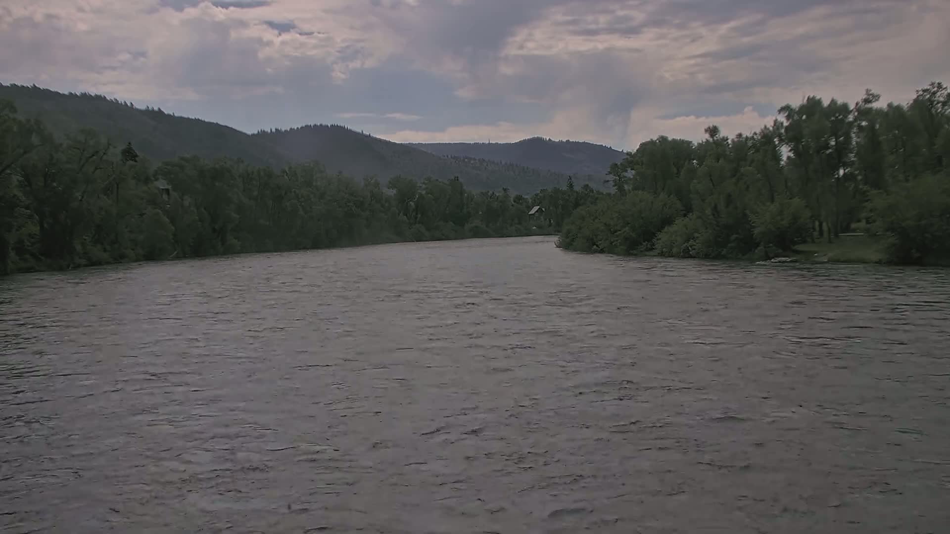 South Fork (Snake) River View from The Lodge at Palisades Creek Live Cam - Irwin, Bonneville, Idaho, USA