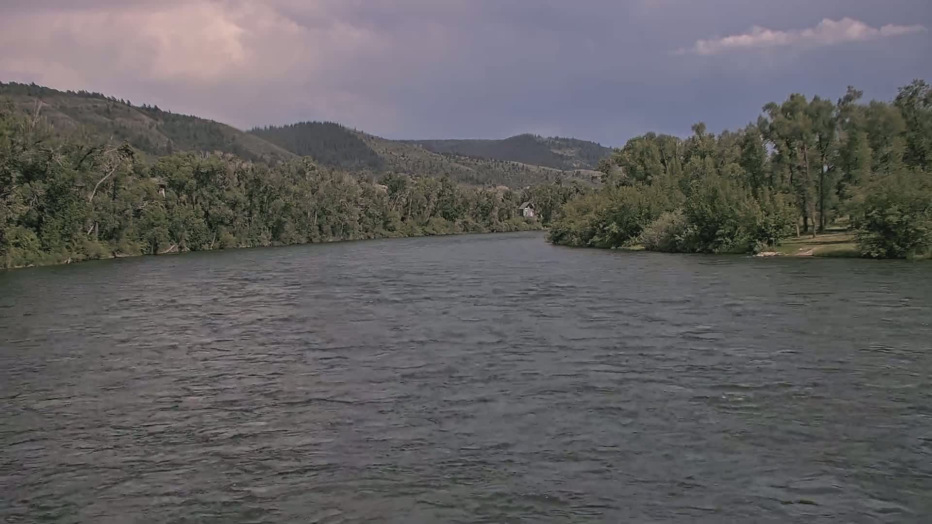 South Fork (Snake) River View from The Lodge at Palisades Creek Live Cam - Irwin, Bonneville, Idaho, USA