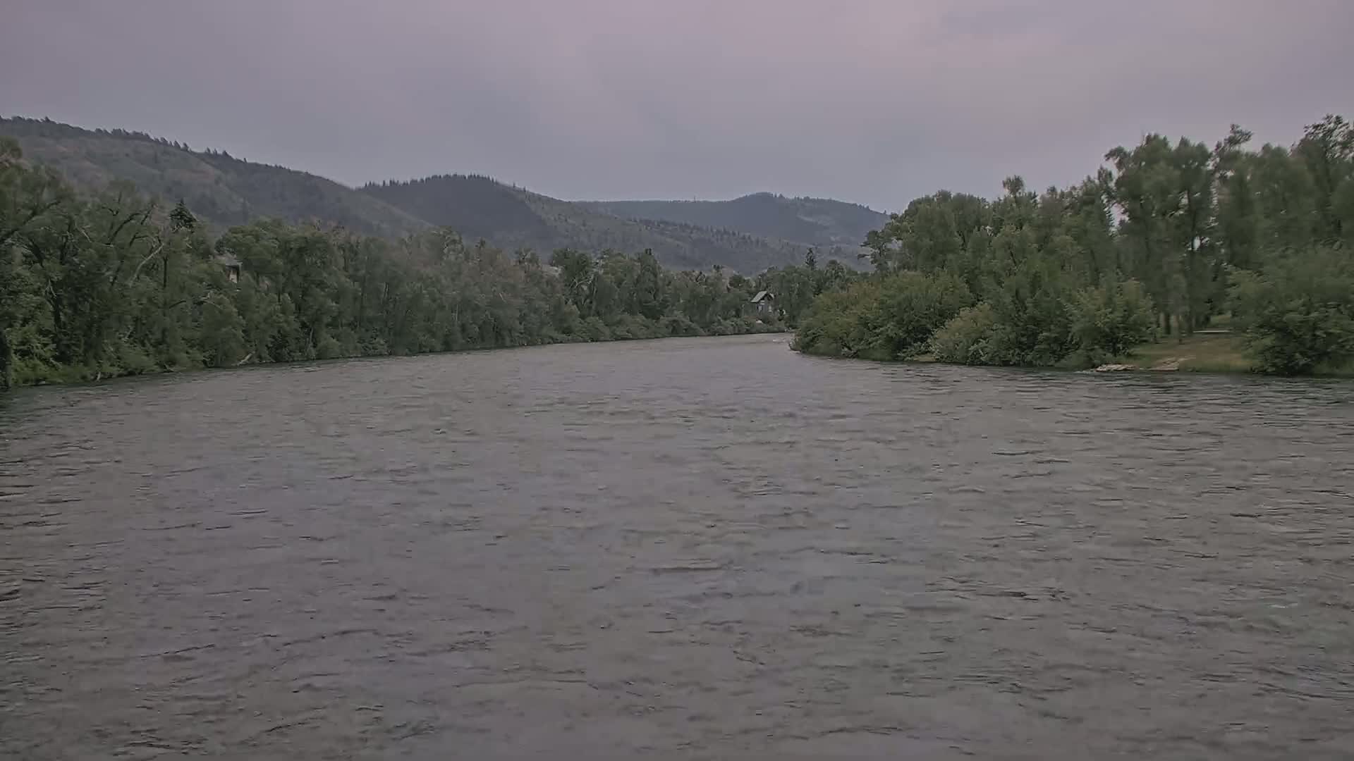 South Fork (Snake) River View from The Lodge at Palisades Creek Live Cam - Irwin, Bonneville, Idaho, USA