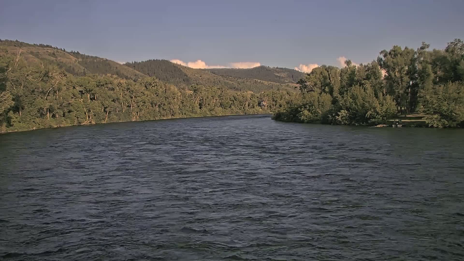 South Fork (Snake) River View from The Lodge at Palisades Creek Live Cam - Irwin, Bonneville, Idaho, USA