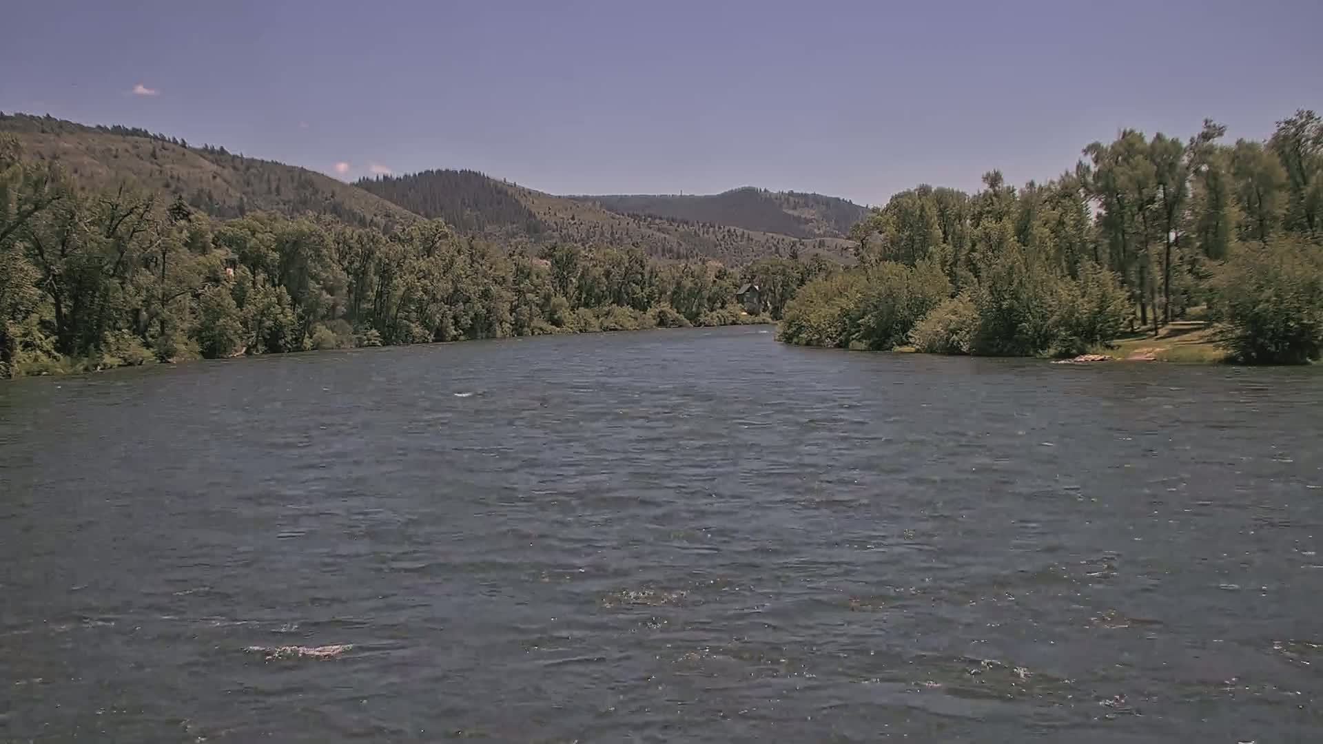 South Fork (Snake) River View from The Lodge at Palisades Creek Live Cam - Irwin, Bonneville, Idaho, USA