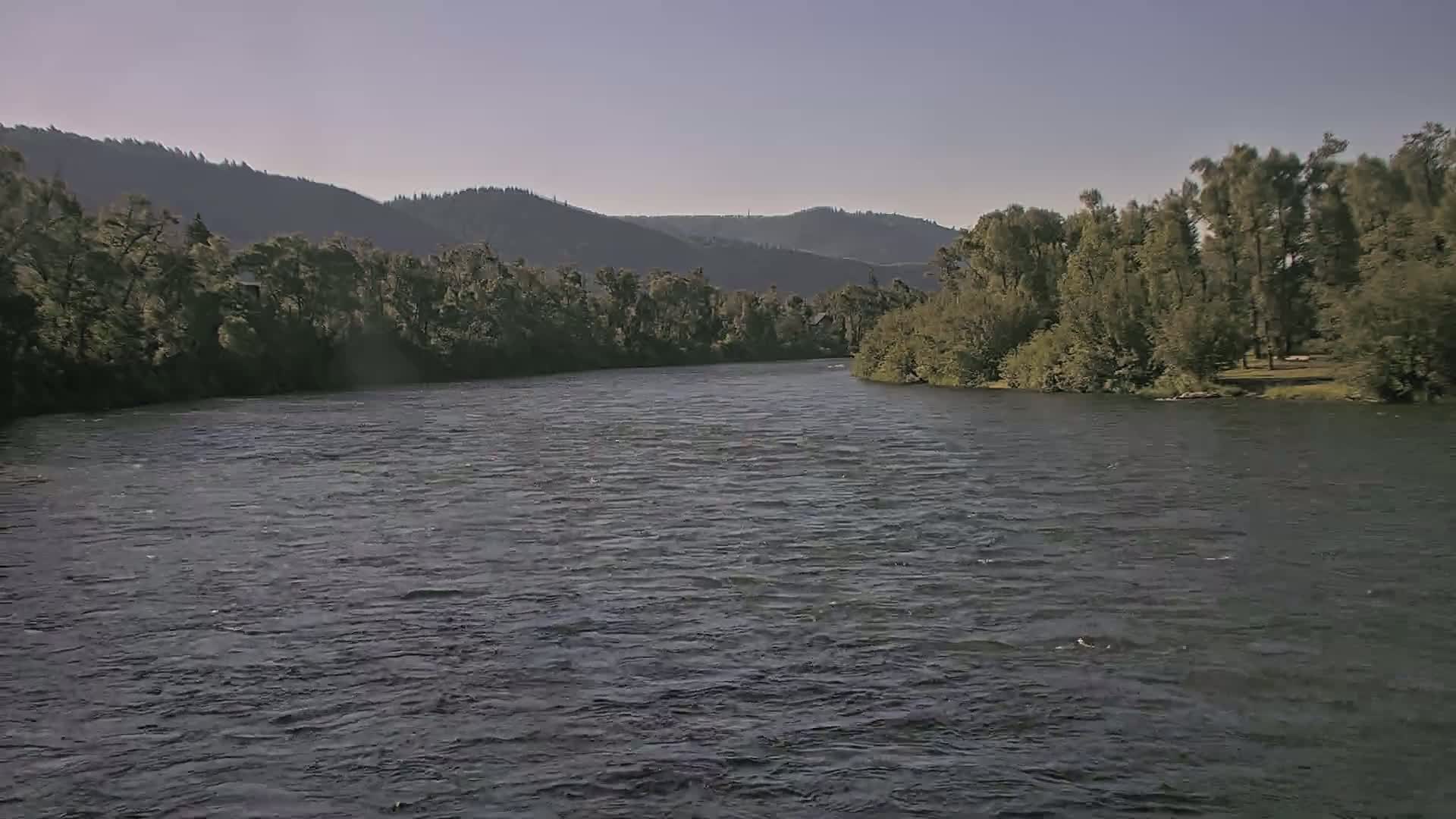 South Fork (Snake) River View from The Lodge at Palisades Creek Live Cam - Irwin, Bonneville, Idaho, USA