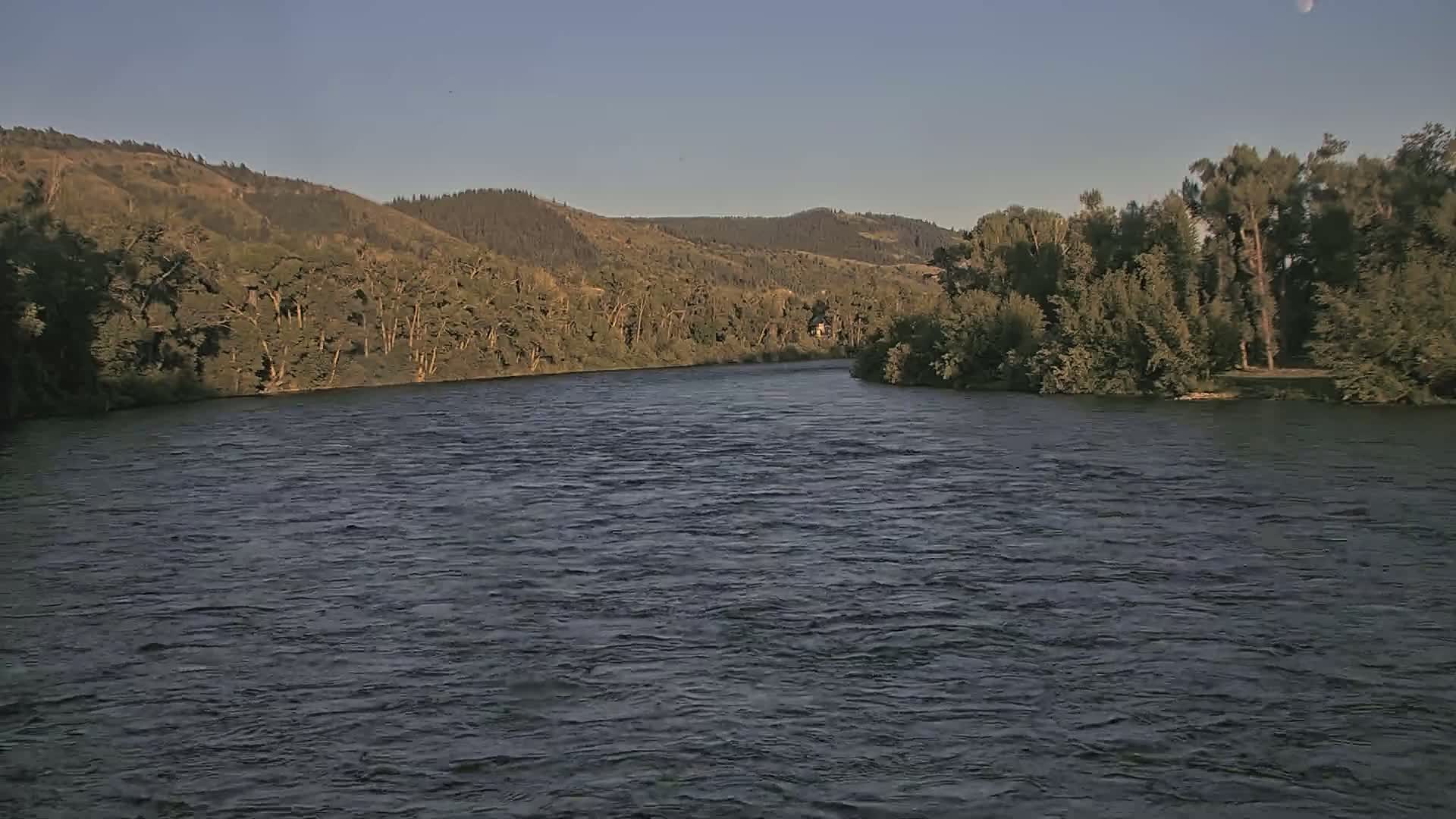 South Fork (Snake) River View from The Lodge at Palisades Creek Live Cam - Irwin, Bonneville, Idaho, USA
