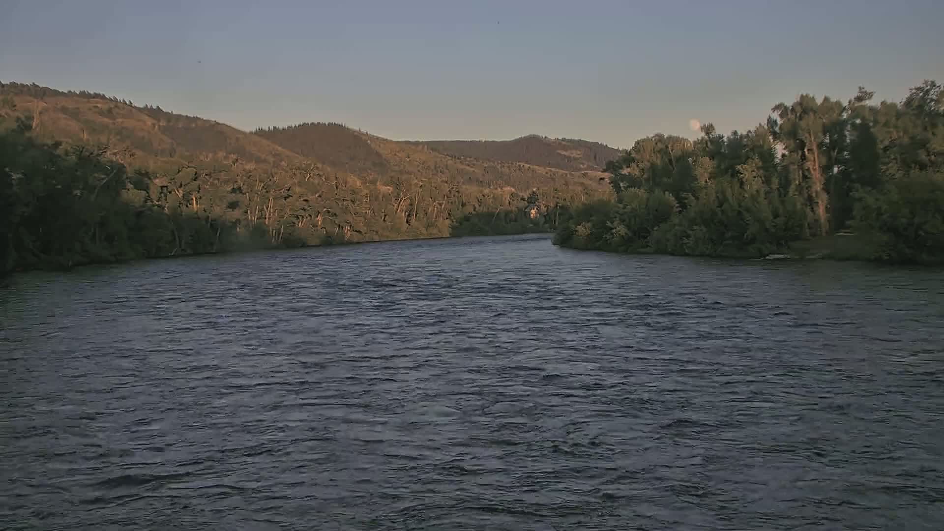 South Fork (Snake) River View from The Lodge at Palisades Creek Live Cam - Irwin, Bonneville, Idaho, USA