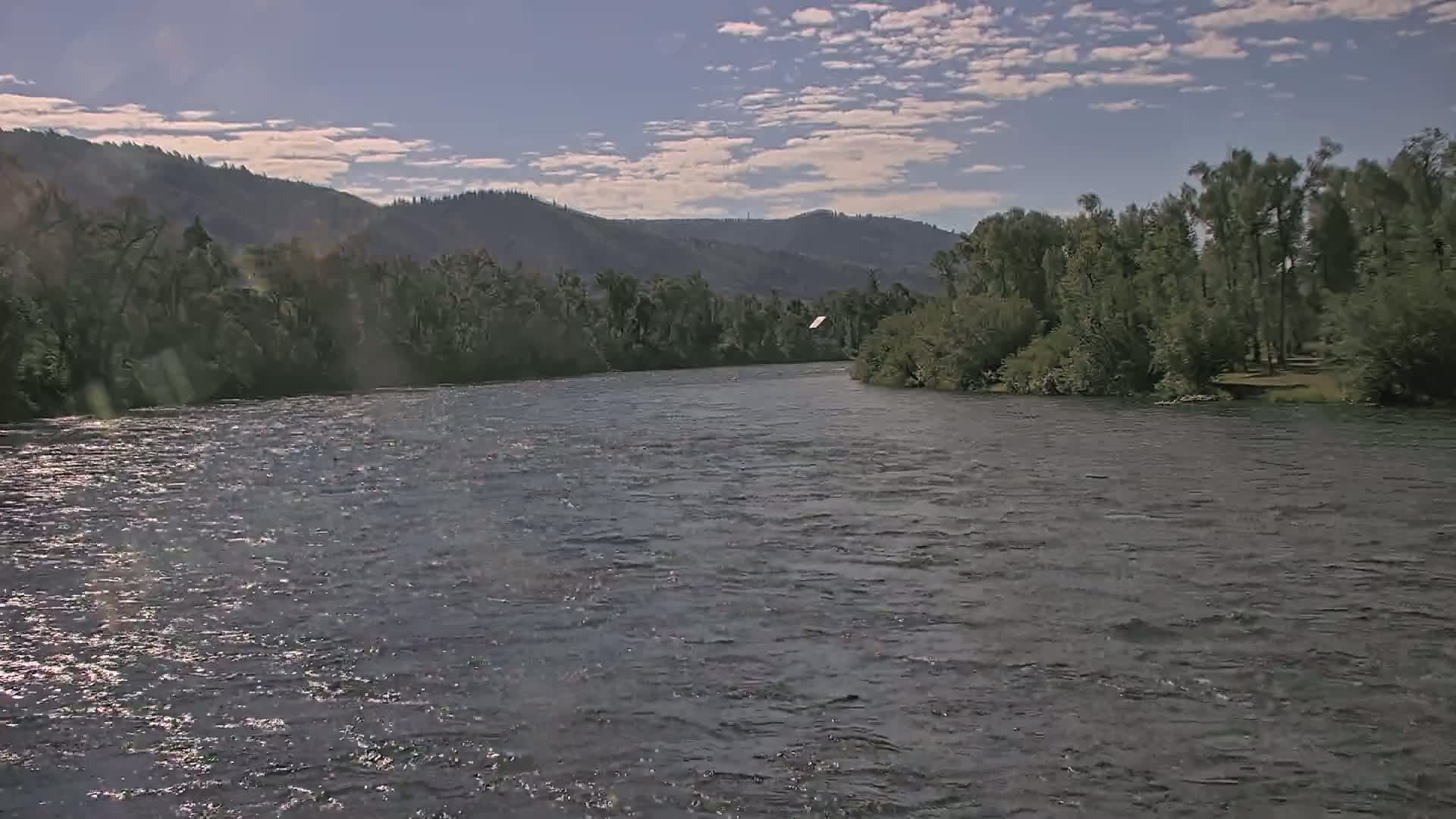 South Fork (Snake) River View from The Lodge at Palisades Creek Live Cam - Irwin, Bonneville, Idaho, USA