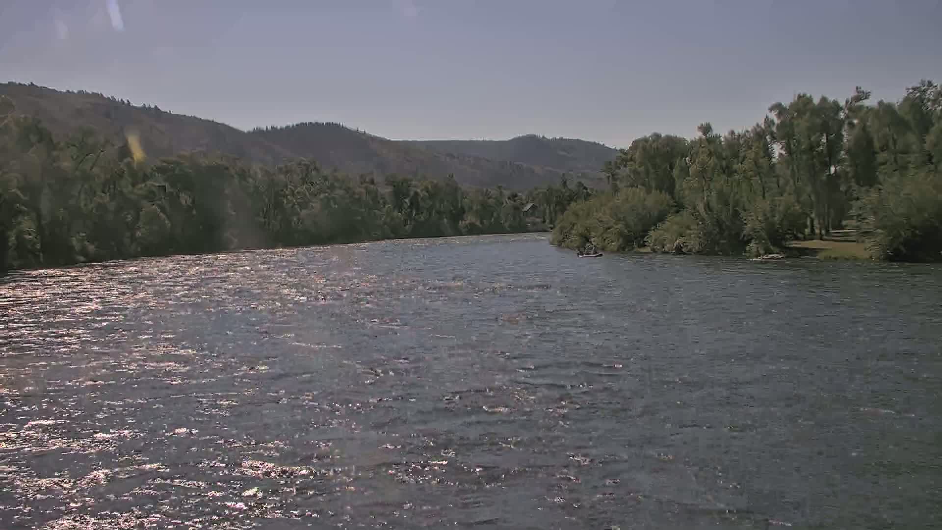 South Fork (Snake) River View from The Lodge at Palisades Creek Live Cam - Irwin, Bonneville, Idaho, USA