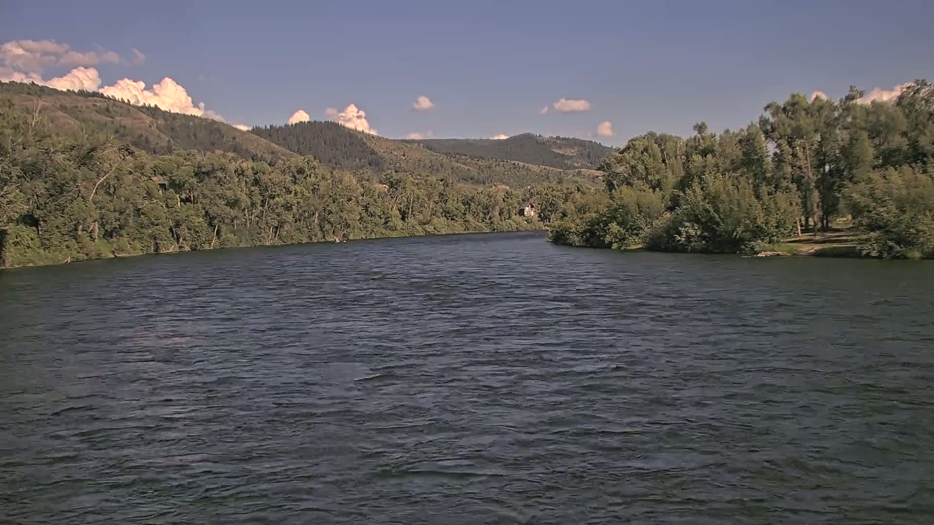 South Fork (Snake) River View from The Lodge at Palisades Creek Live Cam - Irwin, Bonneville, Idaho, USA