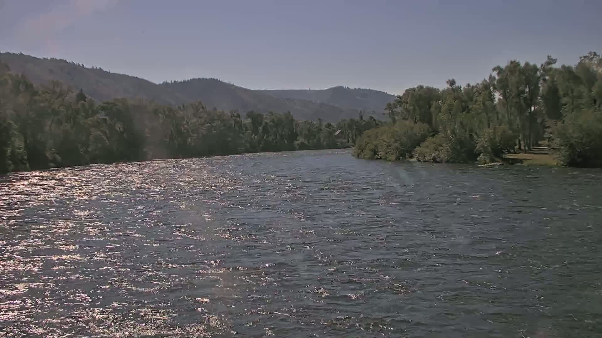 South Fork (Snake) River View from The Lodge at Palisades Creek Live Cam - Irwin, Bonneville, Idaho, USA