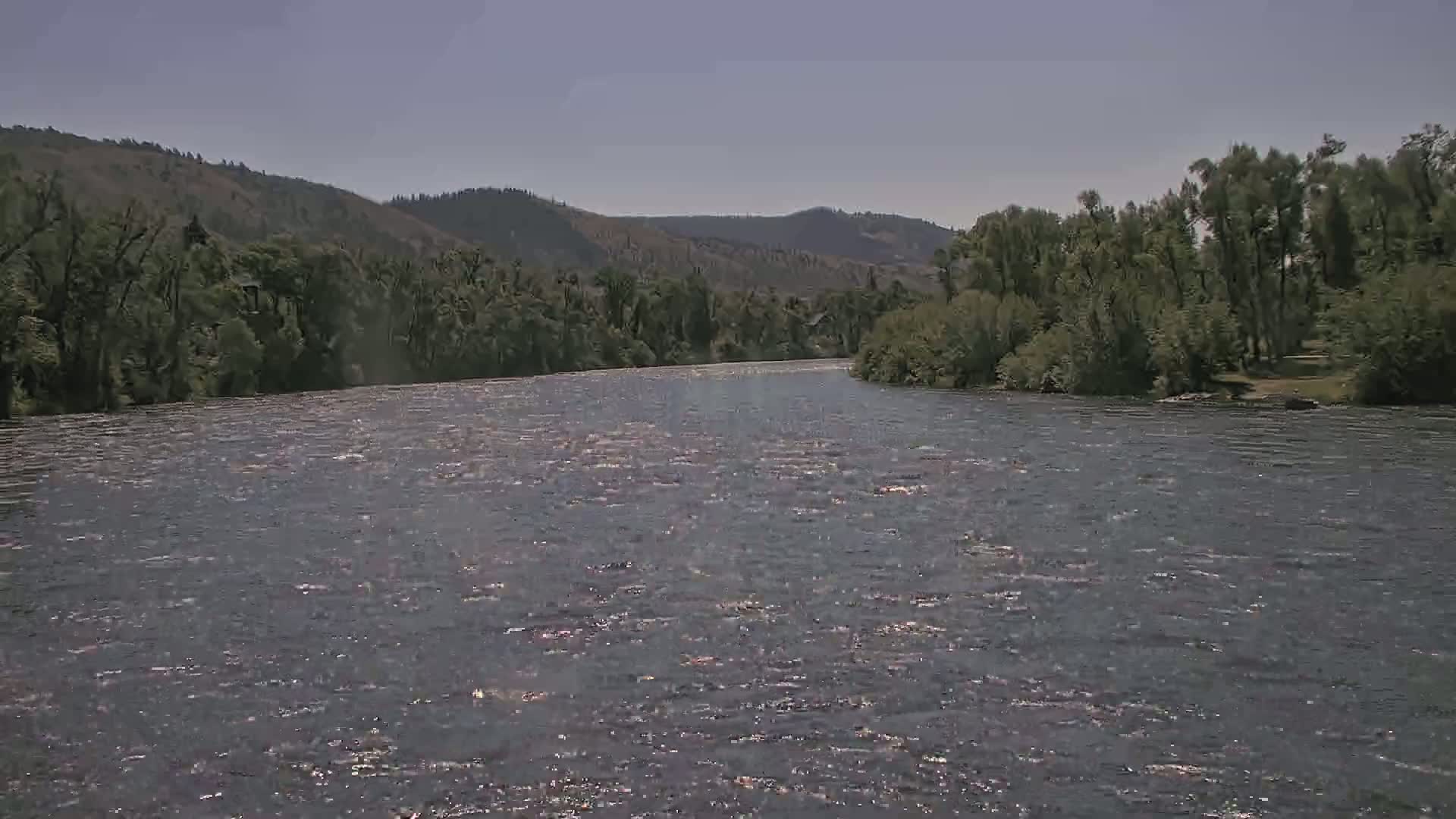 South Fork (Snake) River View from The Lodge at Palisades Creek Live Cam - Irwin, Bonneville, Idaho, USA