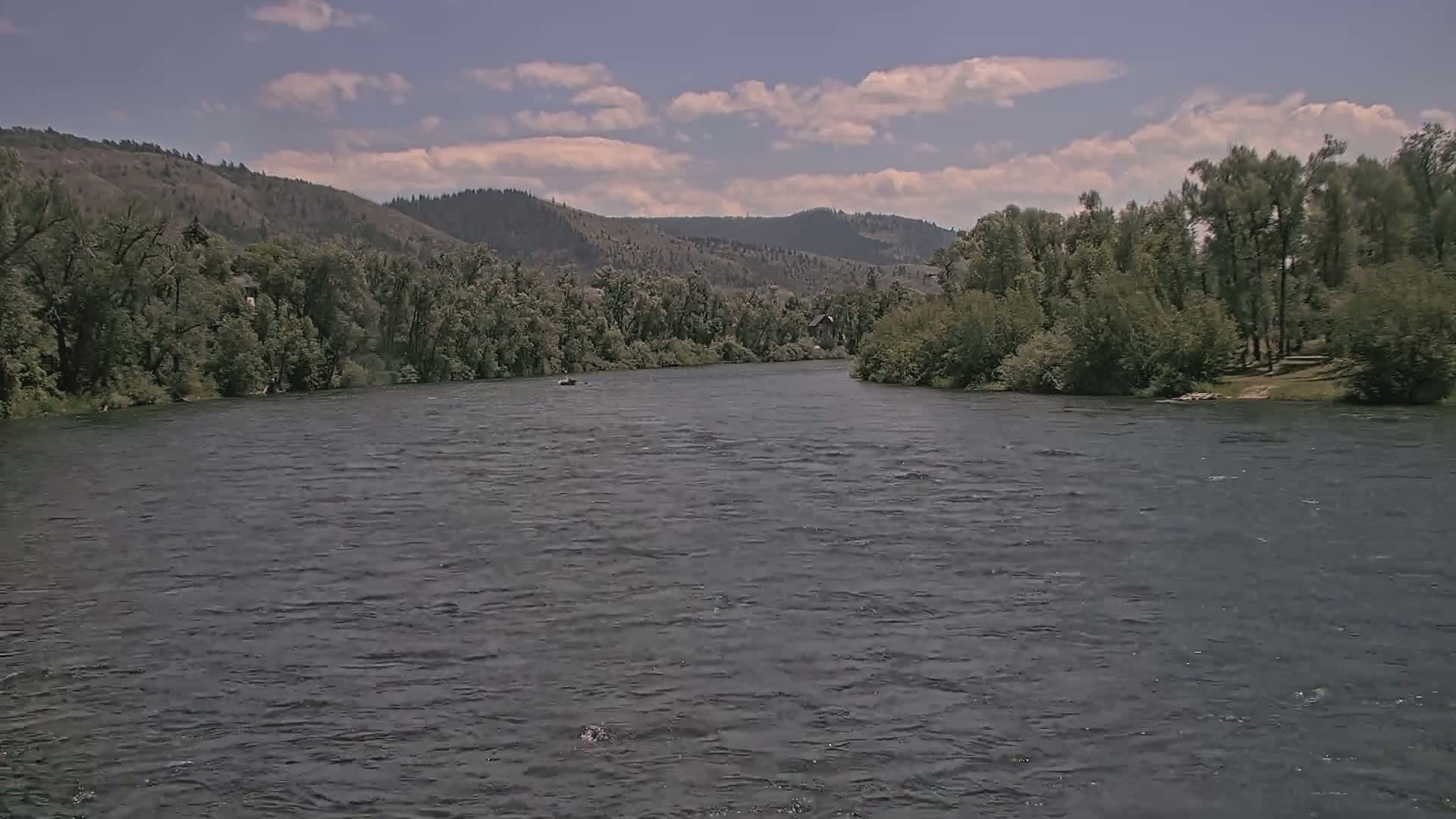 South Fork (Snake) River View from The Lodge at Palisades Creek Live Cam - Irwin, Bonneville, Idaho, USA