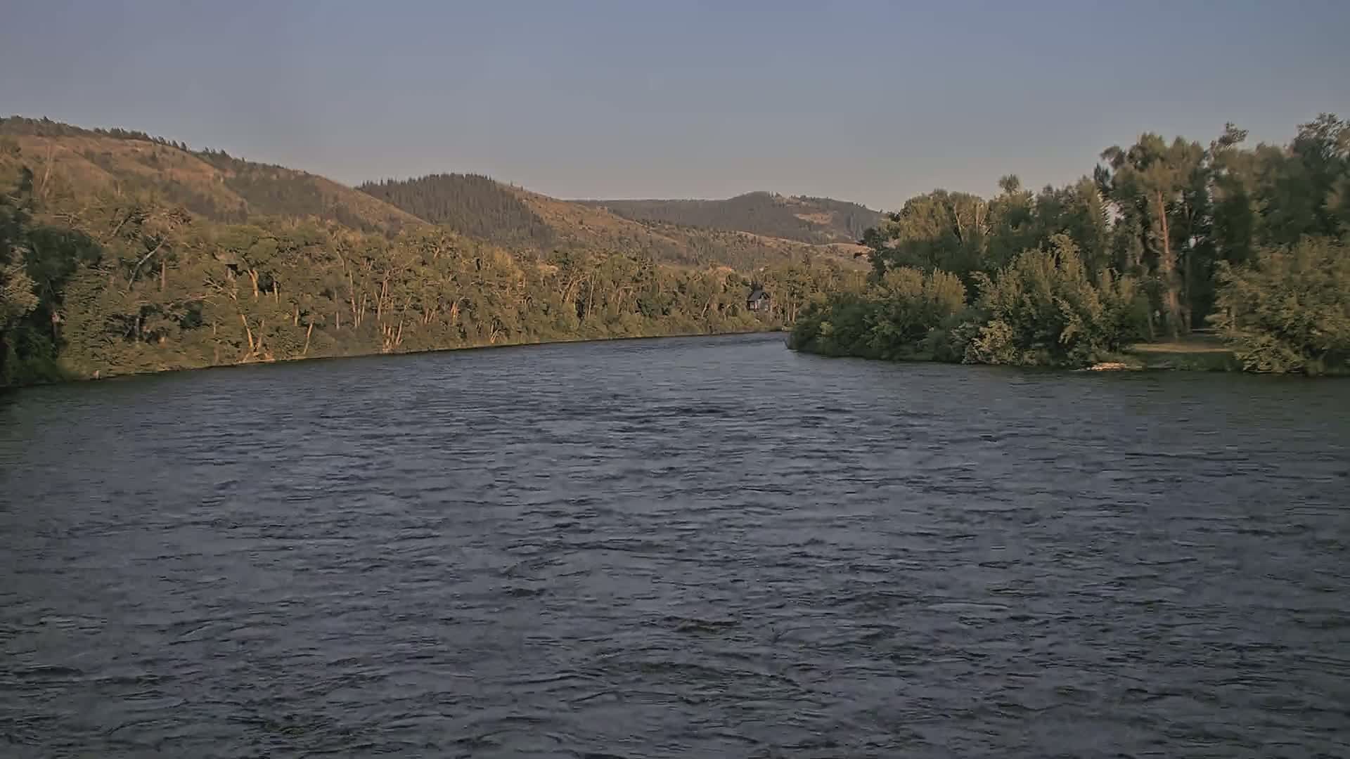 South Fork (Snake) River View from The Lodge at Palisades Creek Live Cam - Irwin, Bonneville, Idaho, USA
