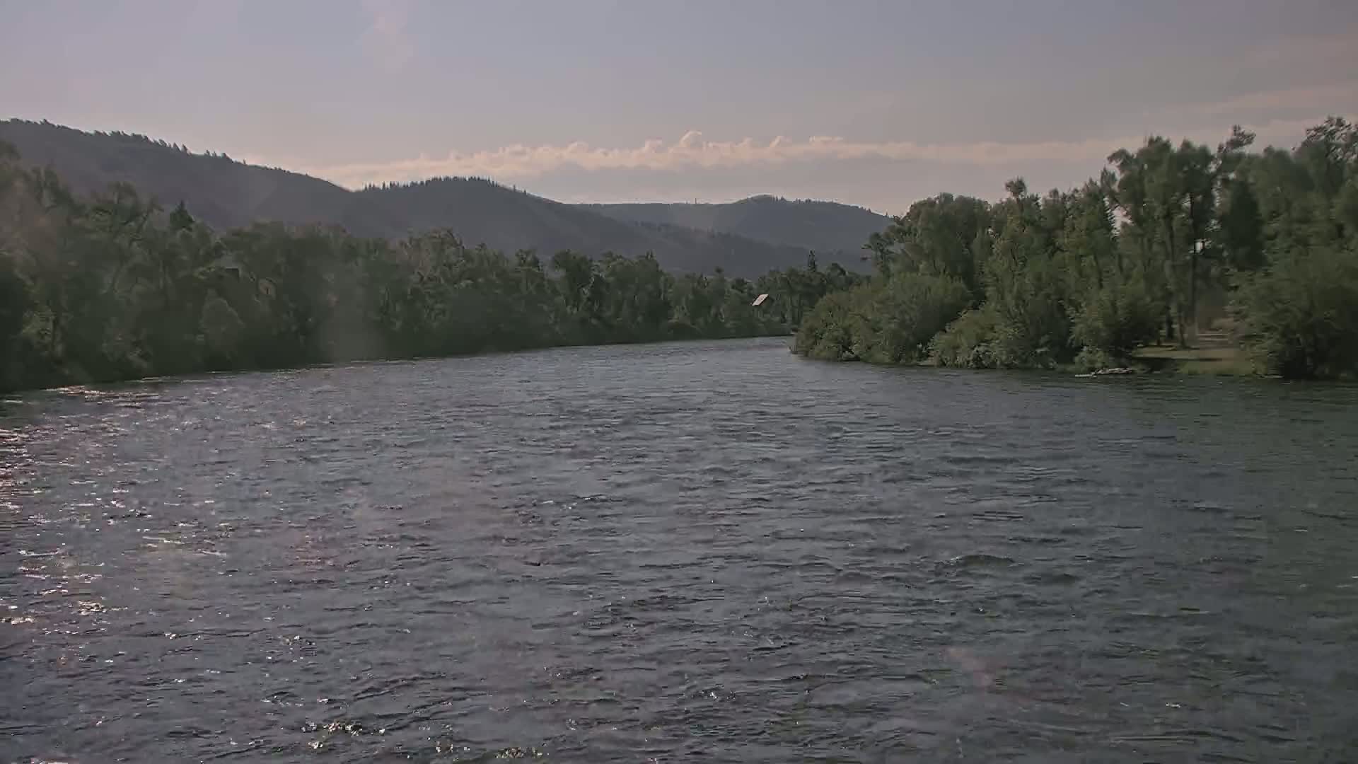 South Fork (Snake) River View from The Lodge at Palisades Creek Live Cam - Irwin, Bonneville, Idaho, USA