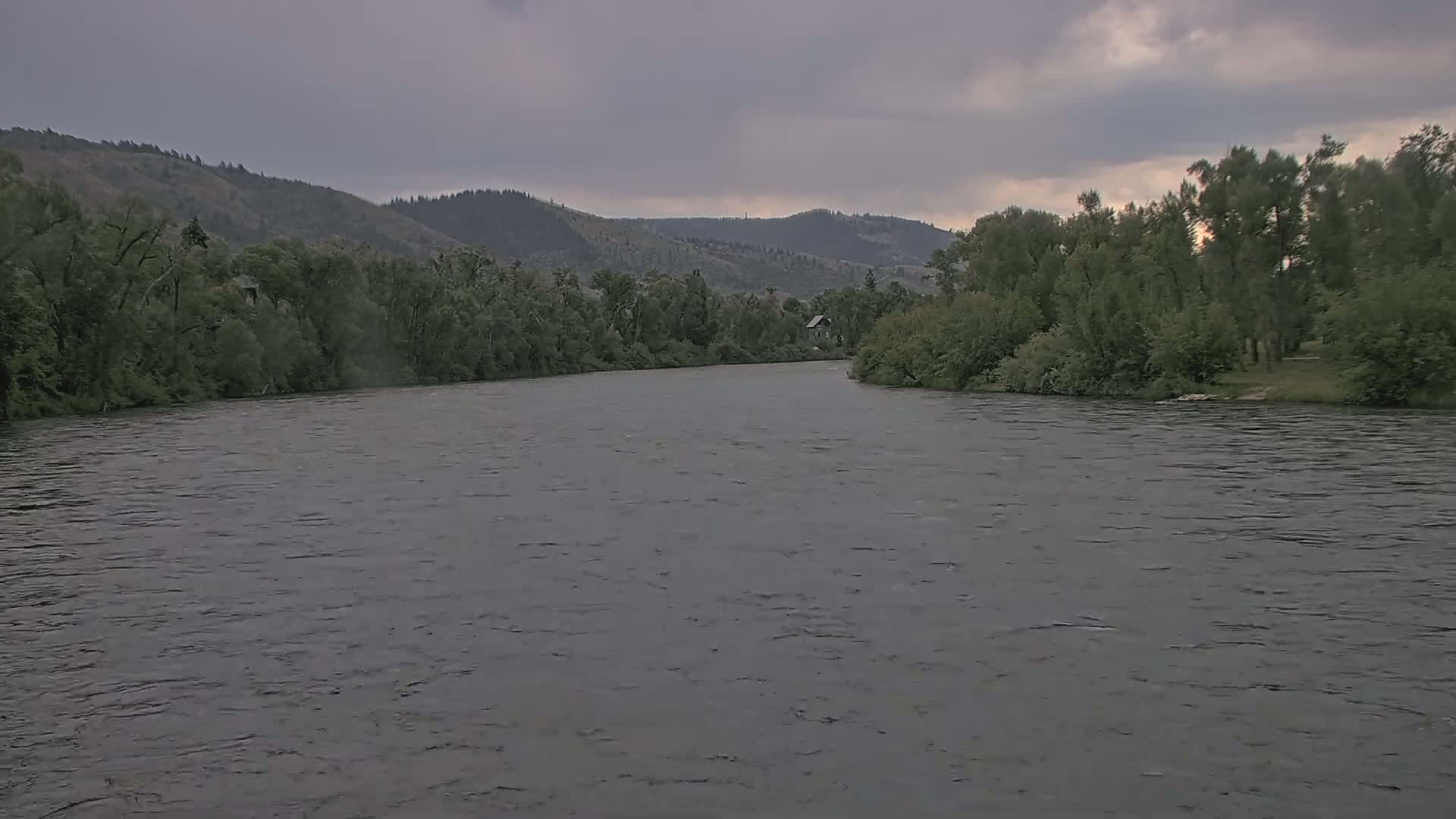 South Fork (Snake) River View from The Lodge at Palisades Creek Live Cam - Irwin, Bonneville, Idaho, USA