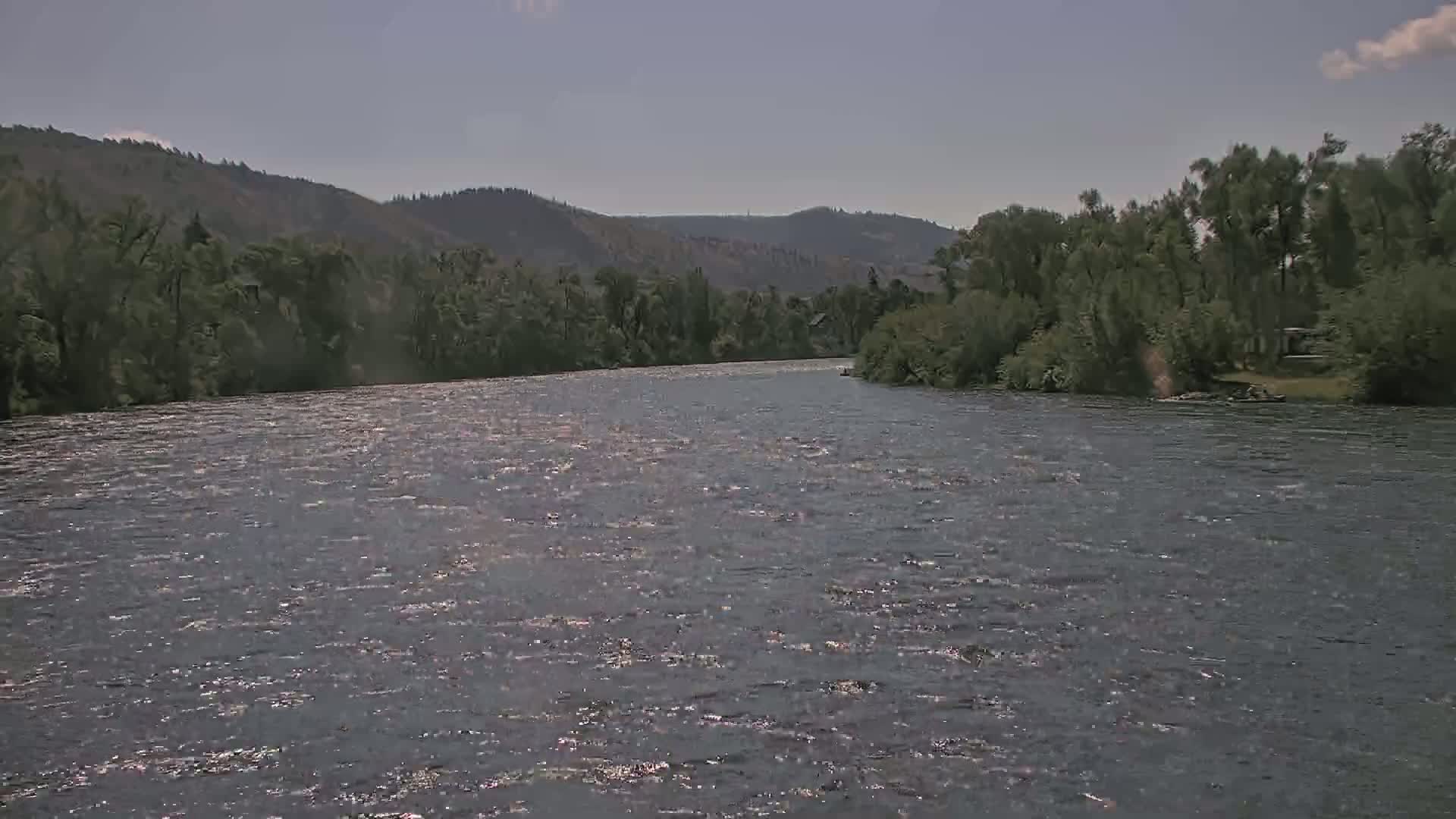 South Fork (Snake) River View from The Lodge at Palisades Creek Live Cam - Irwin, Bonneville, Idaho, USA