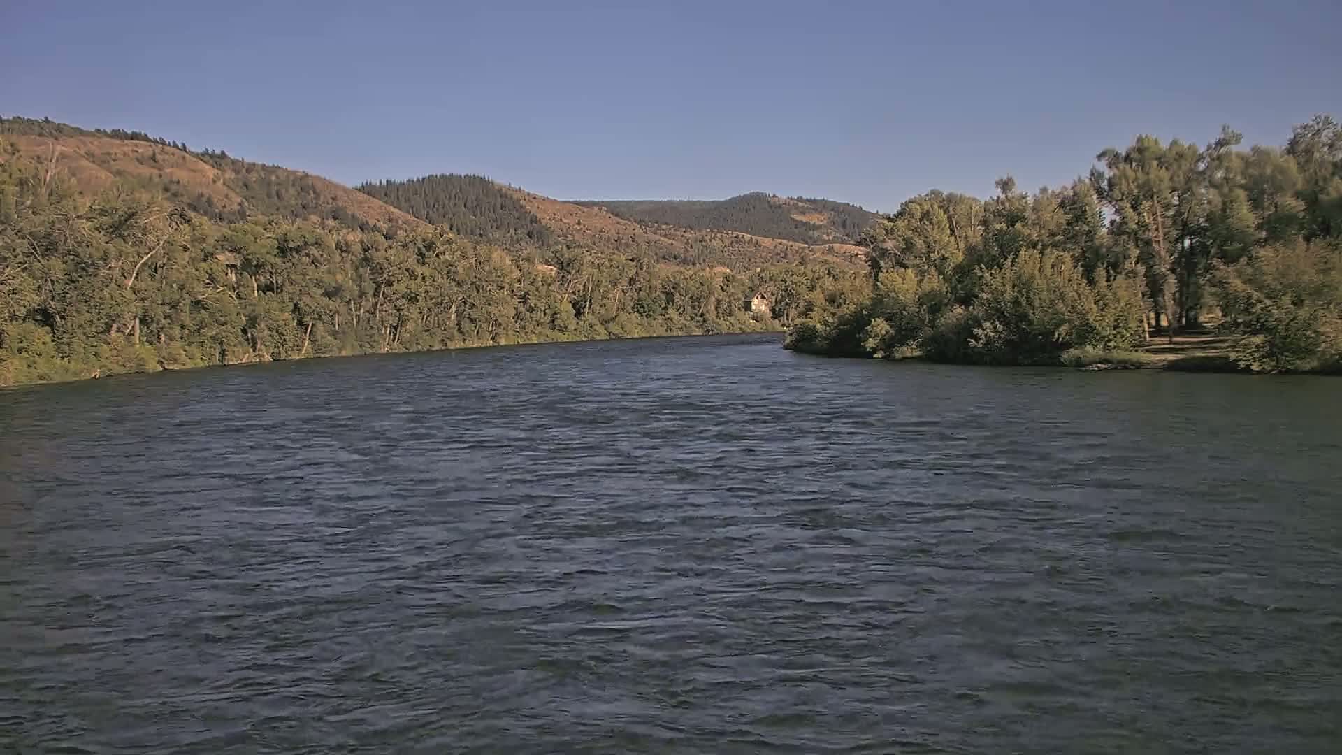 South Fork (Snake) River View from The Lodge at Palisades Creek Live Cam - Irwin, Bonneville, Idaho, USA