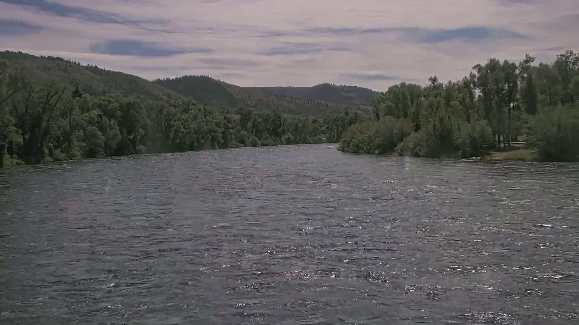 South Fork (Snake) River View from The Lodge at Palisades Creek Live Cam - Irwin, Bonneville, Idaho, USA
