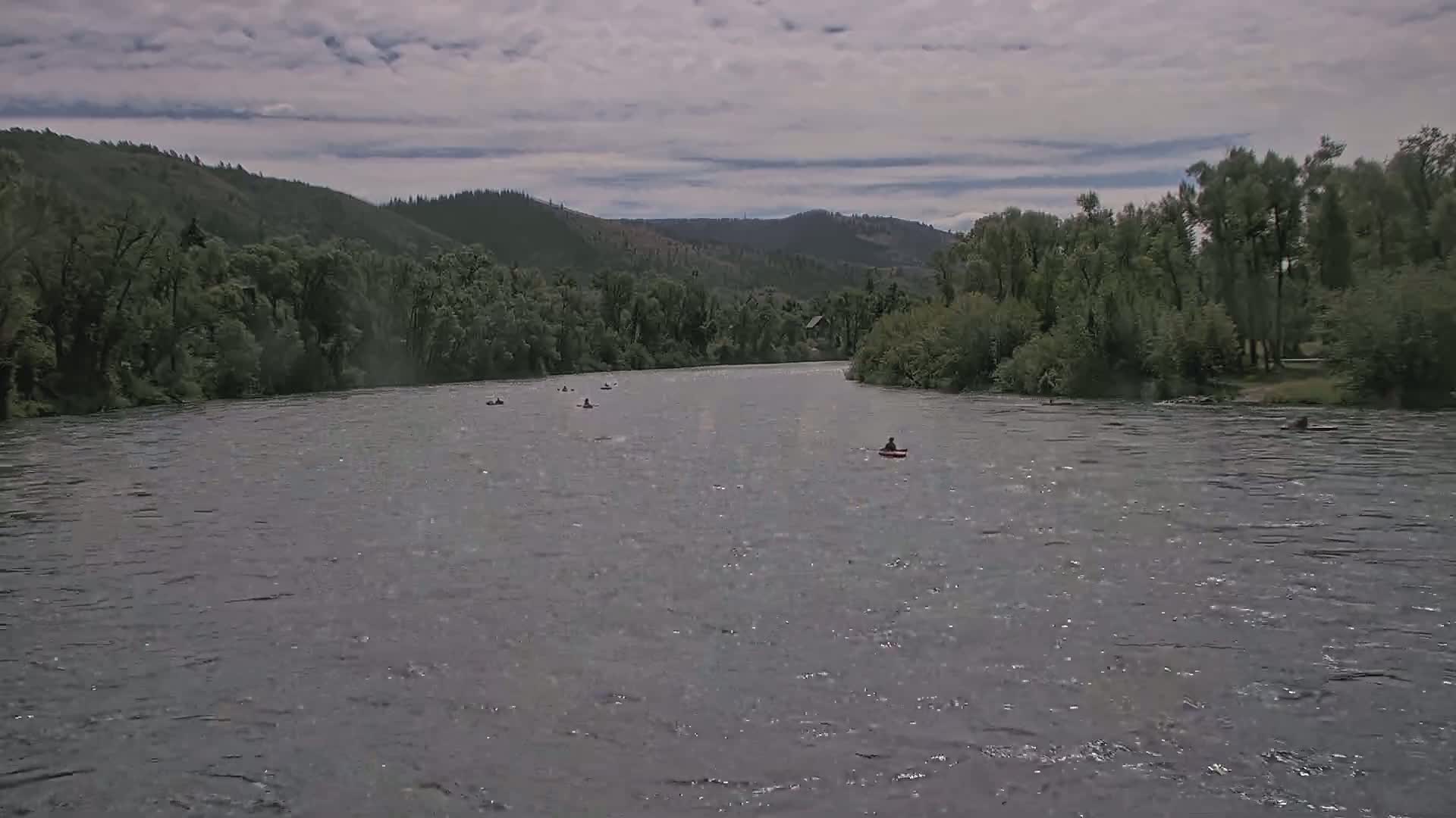 South Fork (Snake) River View from The Lodge at Palisades Creek Live Cam - Irwin, Bonneville, Idaho, USA