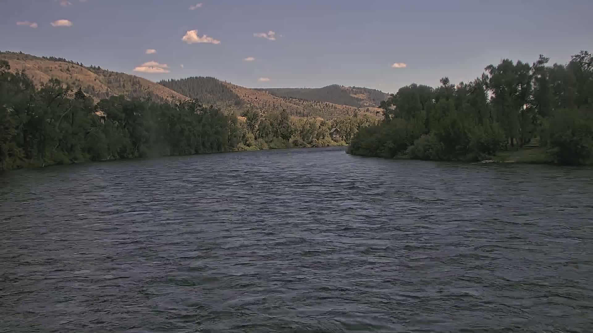 South Fork (Snake) River View from The Lodge at Palisades Creek Live Cam - Irwin, Bonneville, Idaho, USA