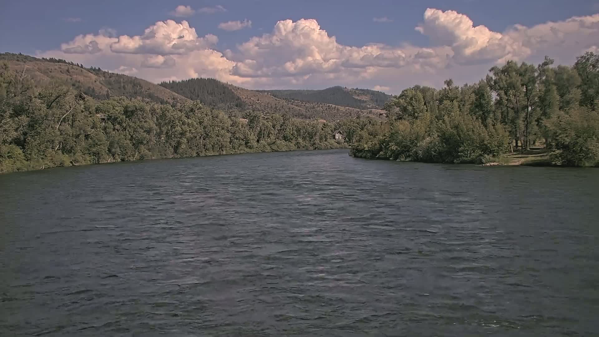 South Fork (Snake) River View from The Lodge at Palisades Creek Live Cam - Irwin, Bonneville, Idaho, USA