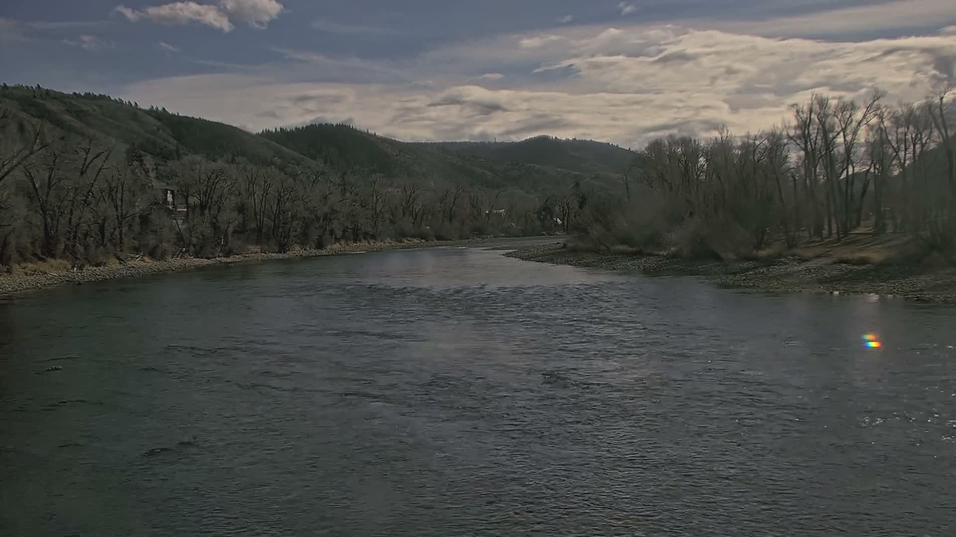 South Fork (Snake) River View from The Lodge at Palisades Creek Live Cam - Irwin, Bonneville, Idaho, USA