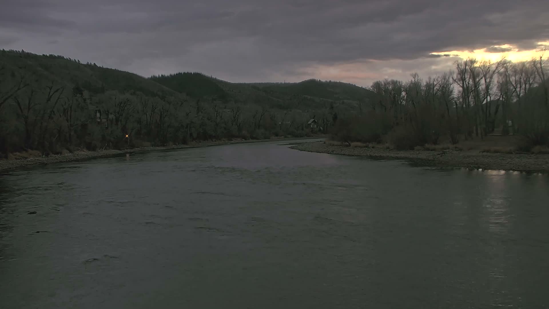 South Fork (Snake) River View from The Lodge at Palisades Creek Live Cam - Irwin, Bonneville, Idaho, USA