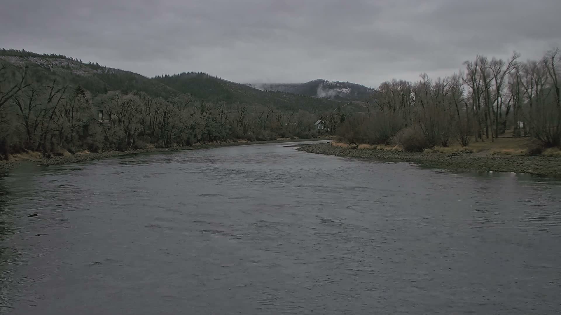 South Fork (Snake) River View from The Lodge at Palisades Creek Live Cam - Irwin, Bonneville, Idaho, USA