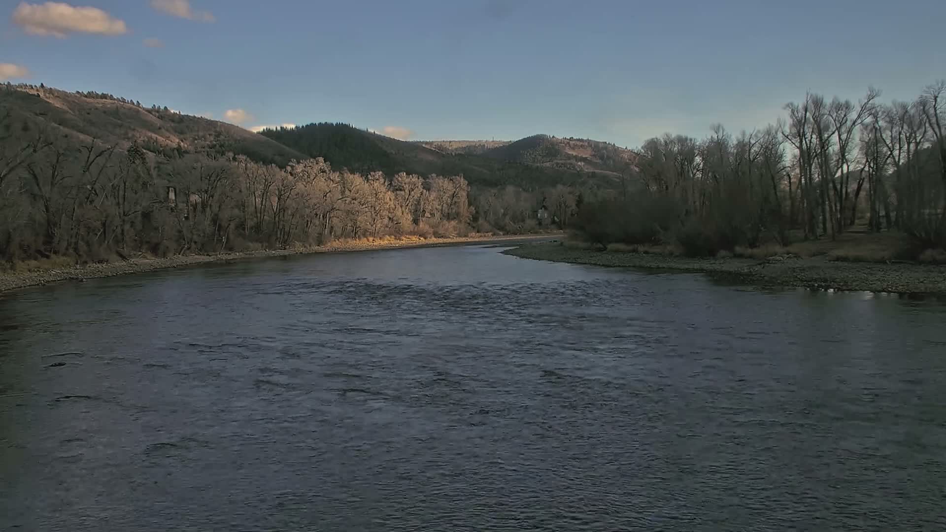 South Fork (Snake) River View from The Lodge at Palisades Creek Live Cam - Irwin, Bonneville, Idaho, USA