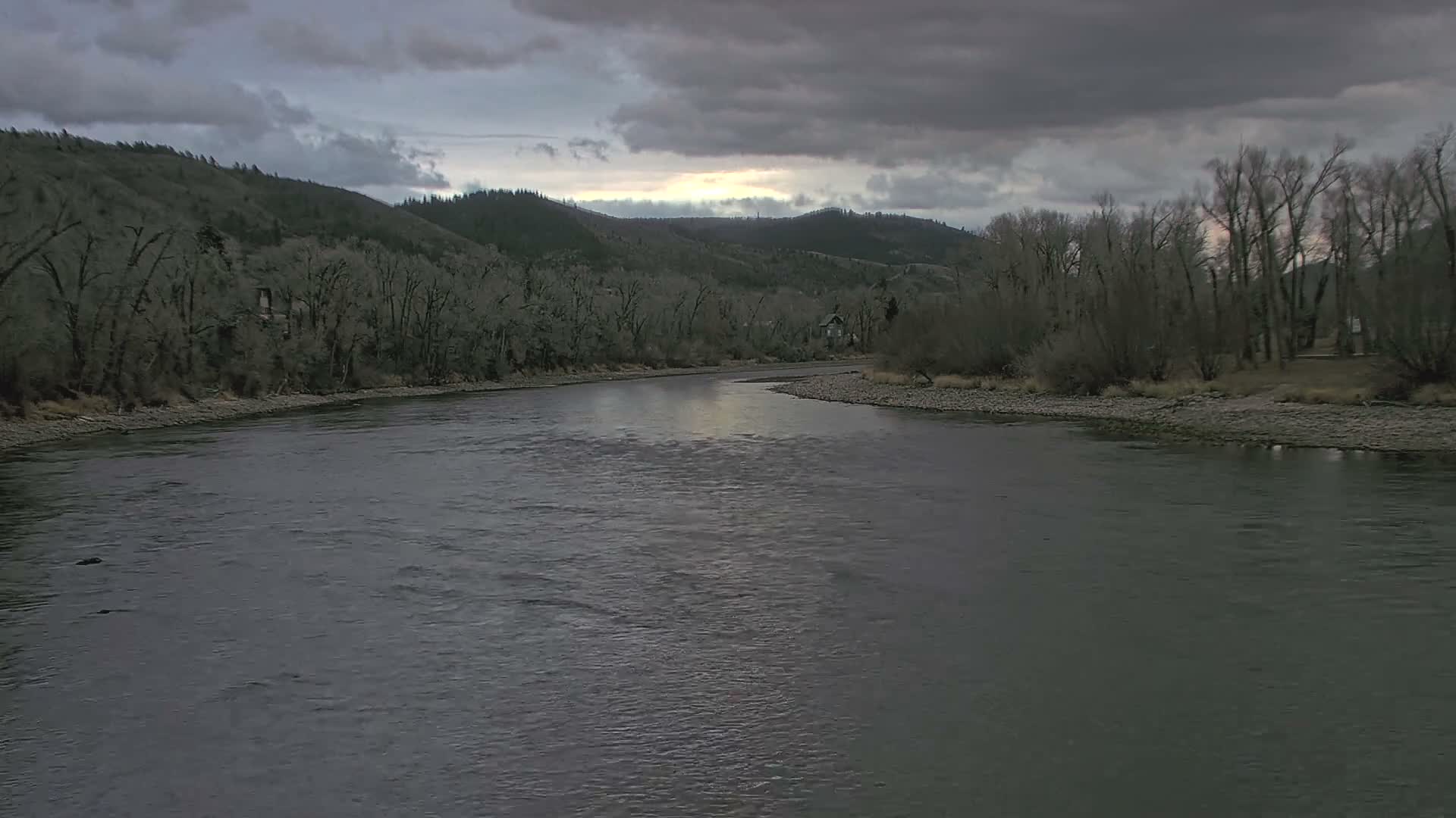 South Fork (Snake) River View from The Lodge at Palisades Creek Live Cam - Irwin, Bonneville, Idaho, USA