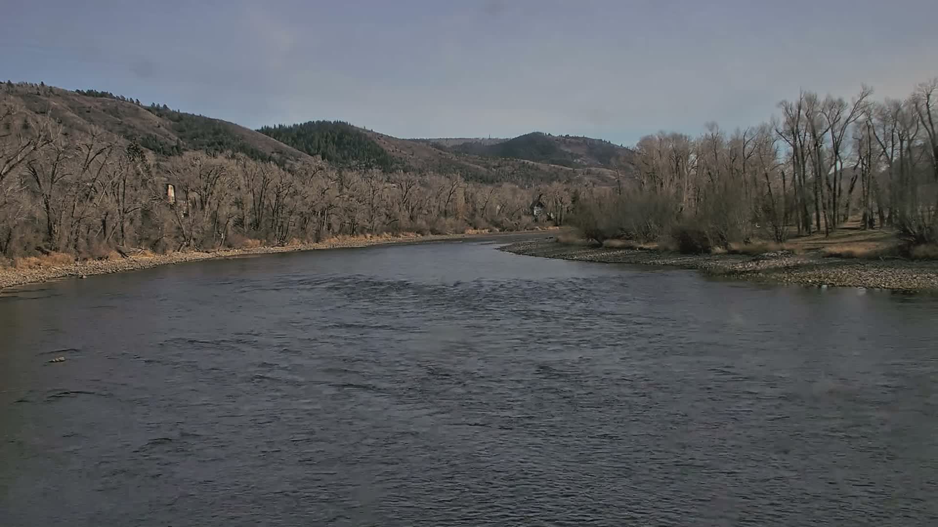 South Fork (Snake) River View from The Lodge at Palisades Creek Live Cam - Irwin, Bonneville, Idaho, USA