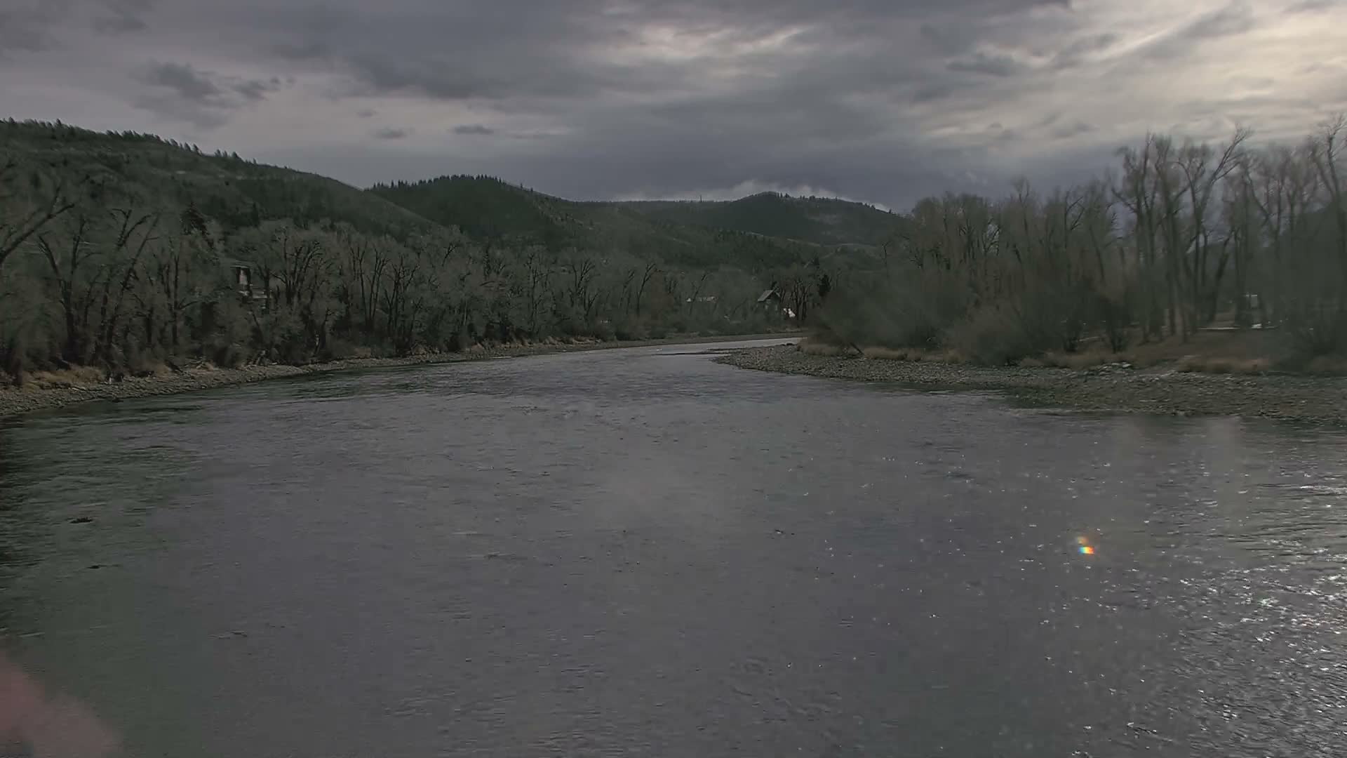South Fork (Snake) River View from The Lodge at Palisades Creek Live Cam - Irwin, Bonneville, Idaho, USA