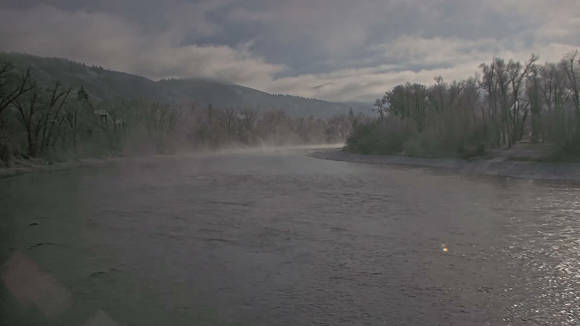 South Fork (Snake) River View from The Lodge at Palisades Creek Live Cam - Irwin, Bonneville, Idaho, USA