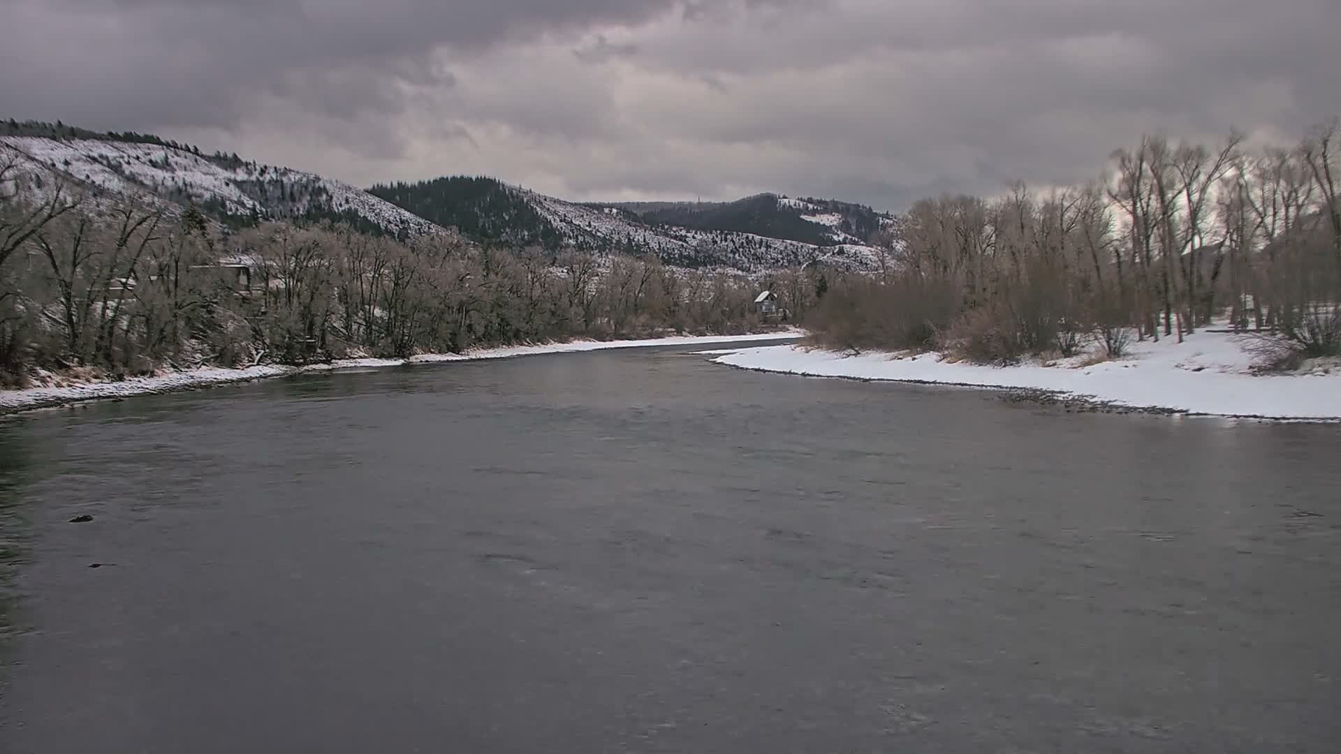 South Fork (Snake) River View from The Lodge at Palisades Creek Live Cam - Irwin, Bonneville, Idaho, USA