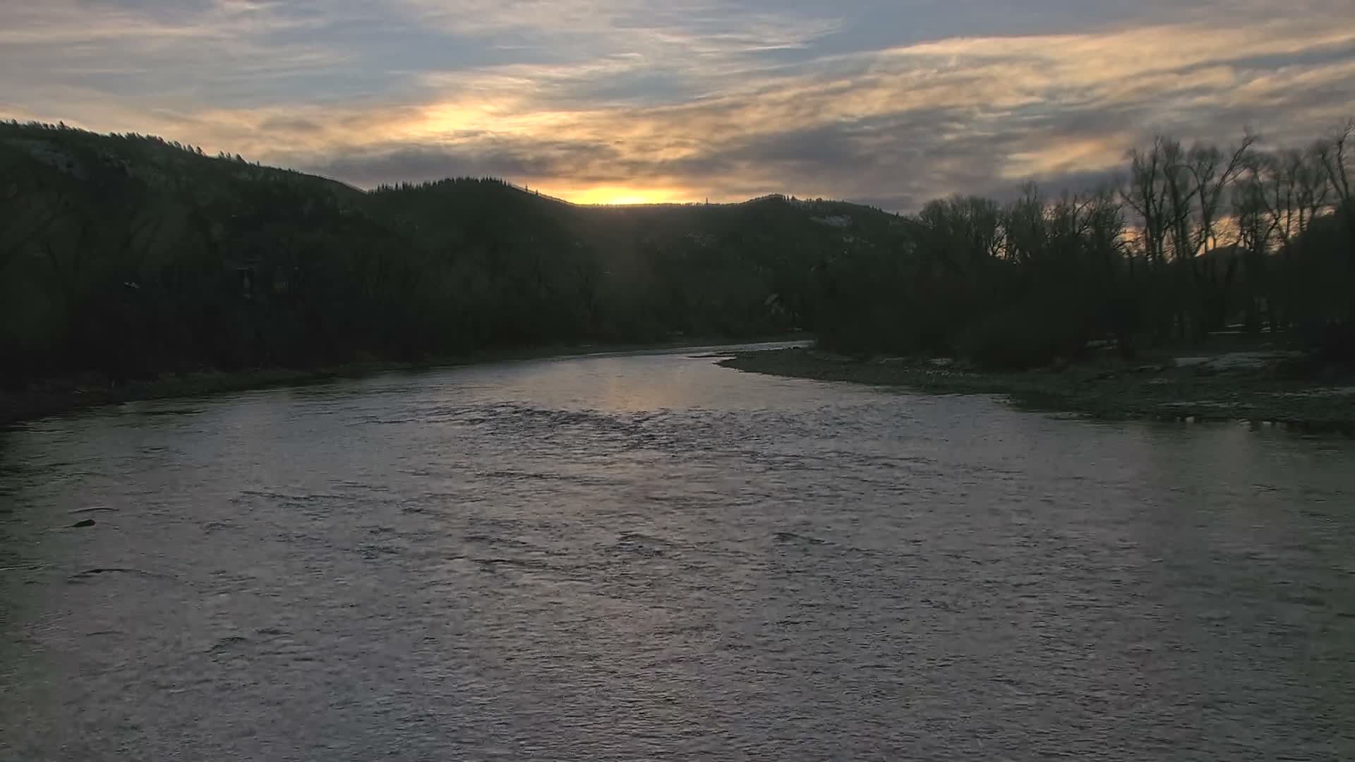 South Fork (Snake) River View from The Lodge at Palisades Creek Live Cam - Irwin, Bonneville, Idaho, USA