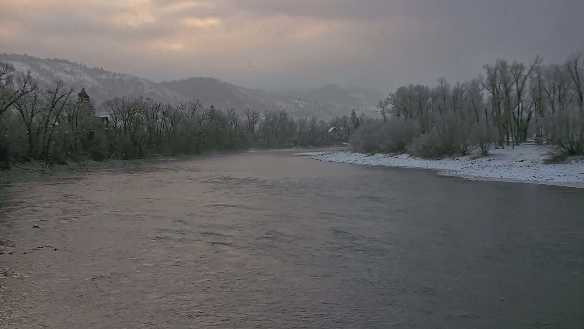 South Fork (Snake) River View from The Lodge at Palisades Creek Live Cam - Irwin, Bonneville, Idaho, USA