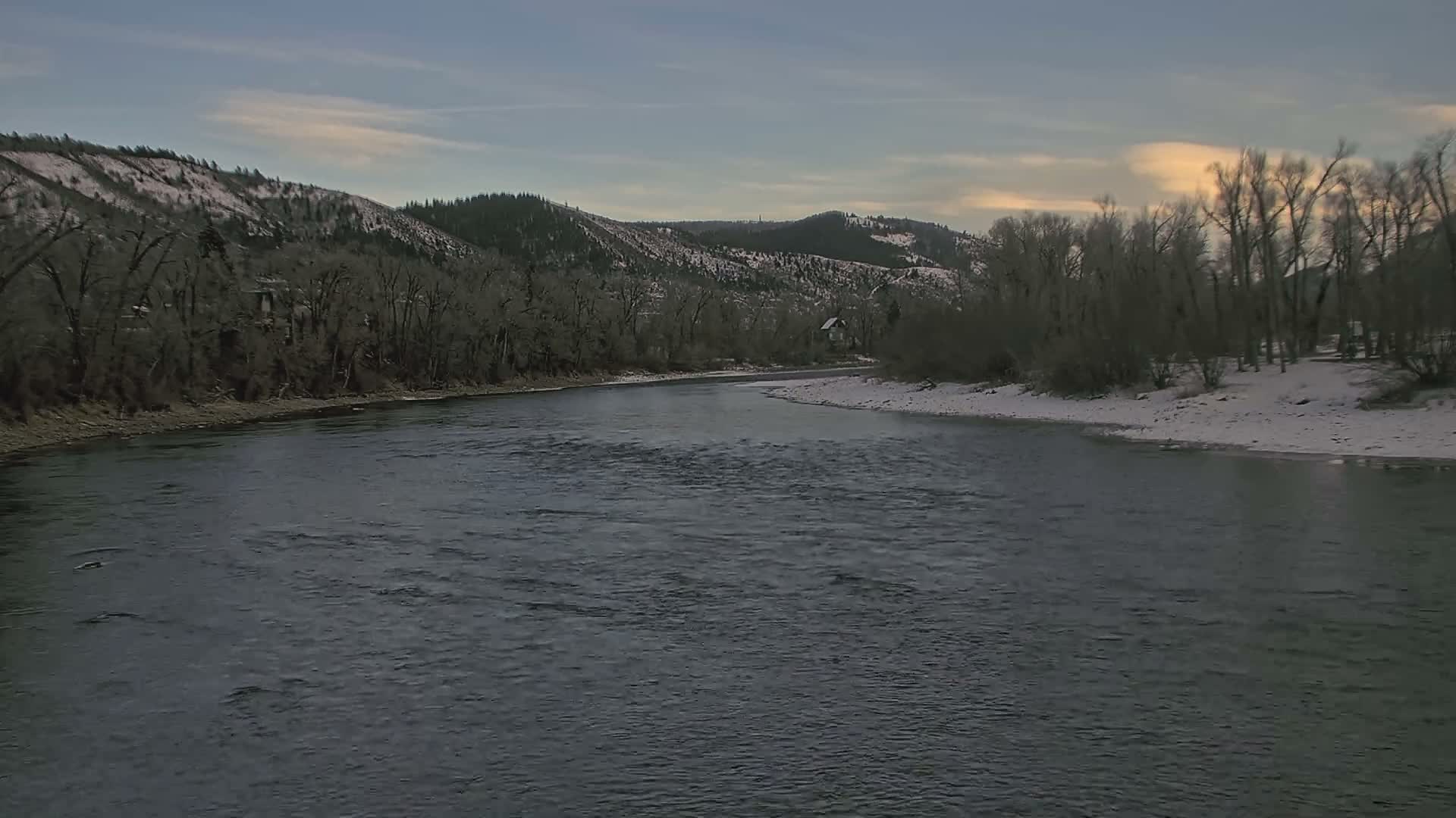 South Fork (Snake) River View from The Lodge at Palisades Creek Live Cam - Irwin, Bonneville, Idaho, USA