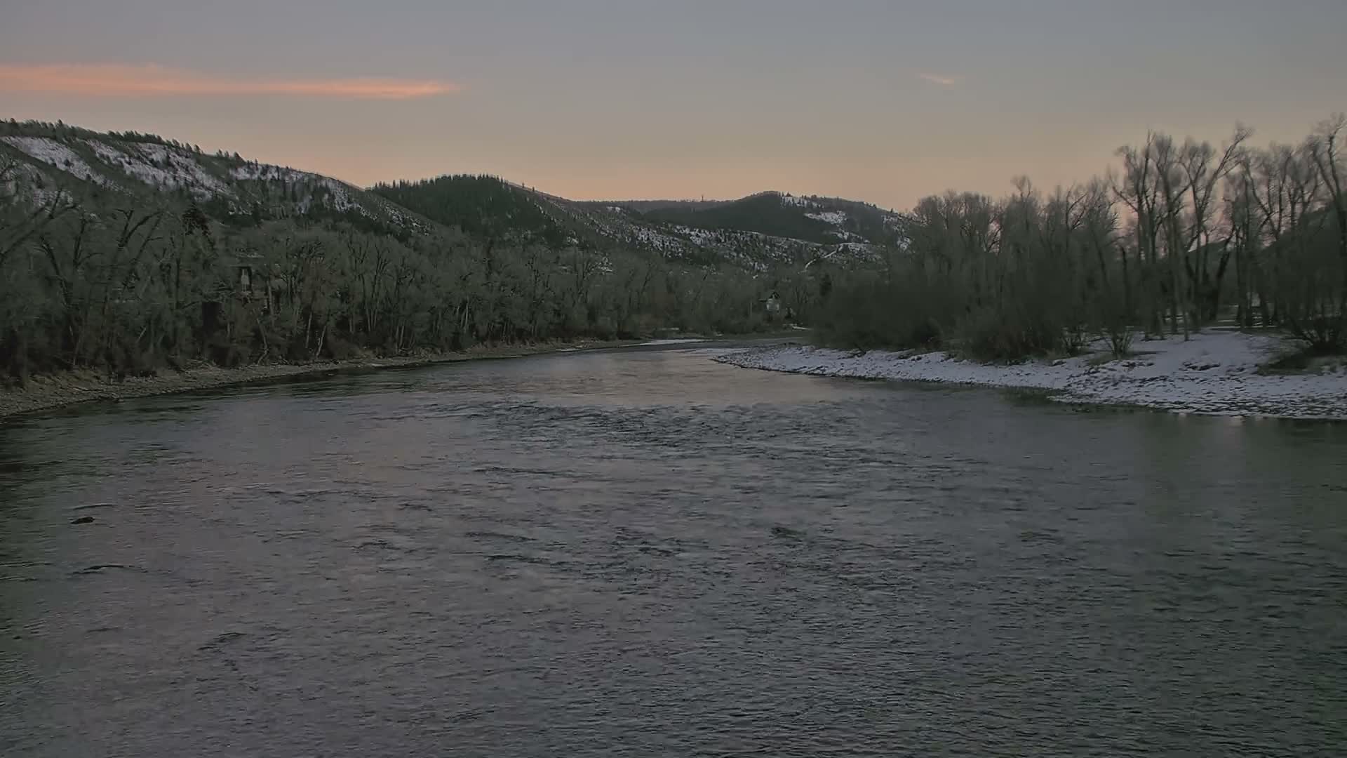 South Fork (Snake) River View from The Lodge at Palisades Creek Live Cam - Irwin, Bonneville, Idaho, USA