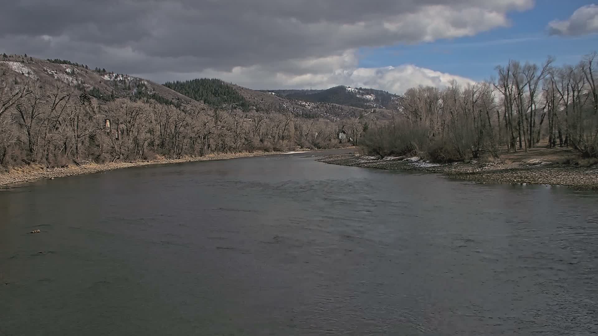 South Fork (Snake) River View from The Lodge at Palisades Creek Live Cam - Irwin, Bonneville, Idaho, USA