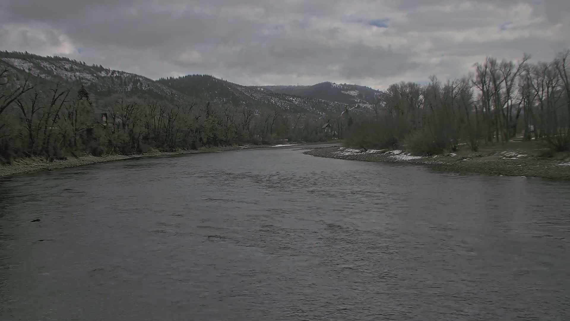 South Fork (Snake) River View from The Lodge at Palisades Creek Live Cam - Irwin, Bonneville, Idaho, USA