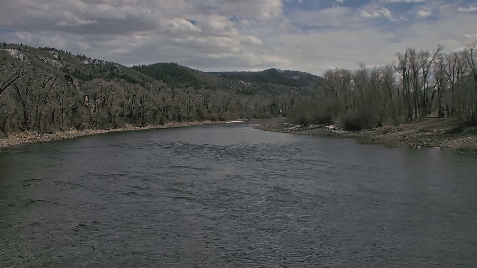 South Fork (Snake) River View from The Lodge at Palisades Creek Live Cam - Irwin, Bonneville, Idaho, USA