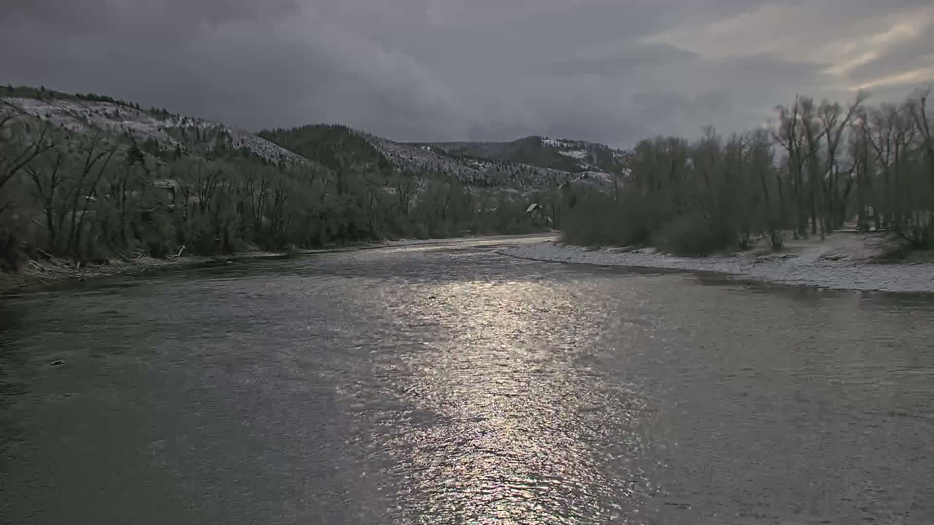 South Fork (Snake) River View from The Lodge at Palisades Creek Live Cam - Irwin, Bonneville, Idaho, USA