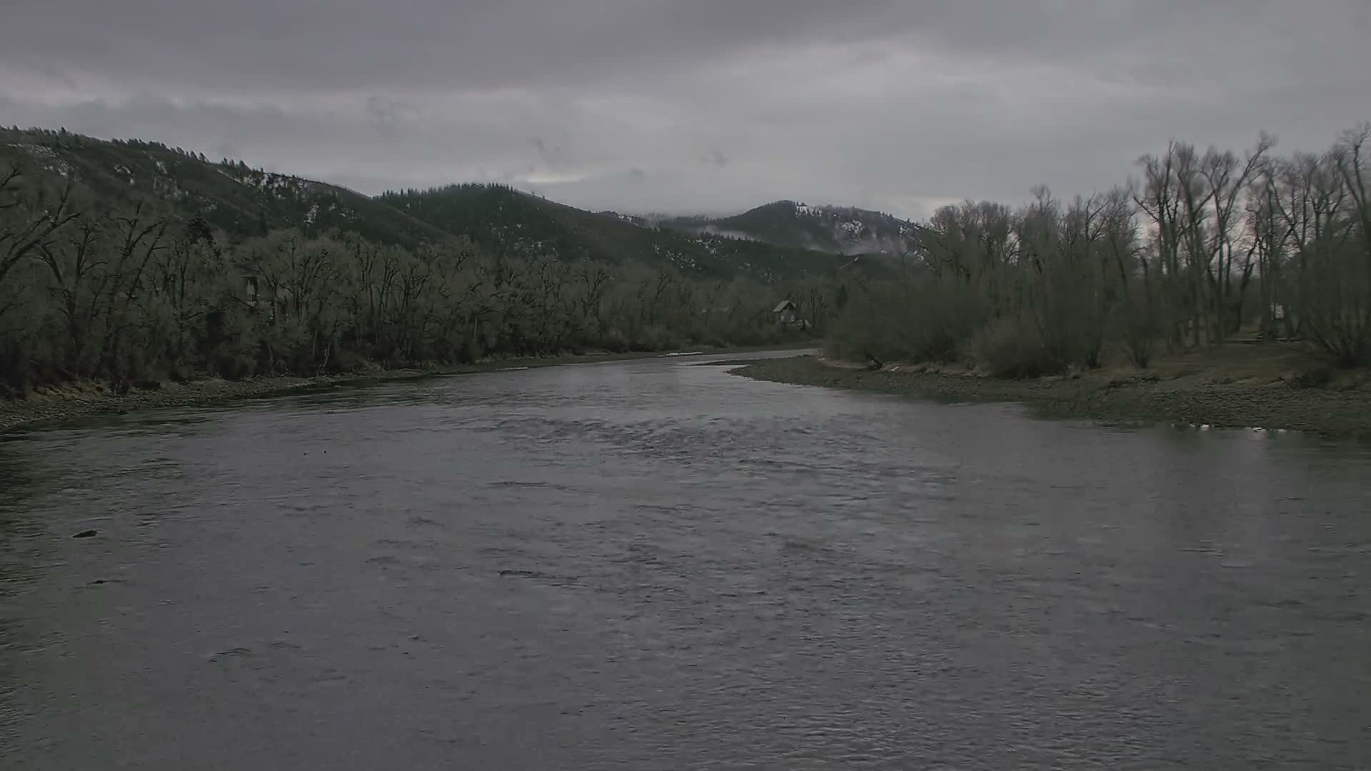 South Fork (Snake) River View from The Lodge at Palisades Creek Live Cam - Irwin, Bonneville, Idaho, USA