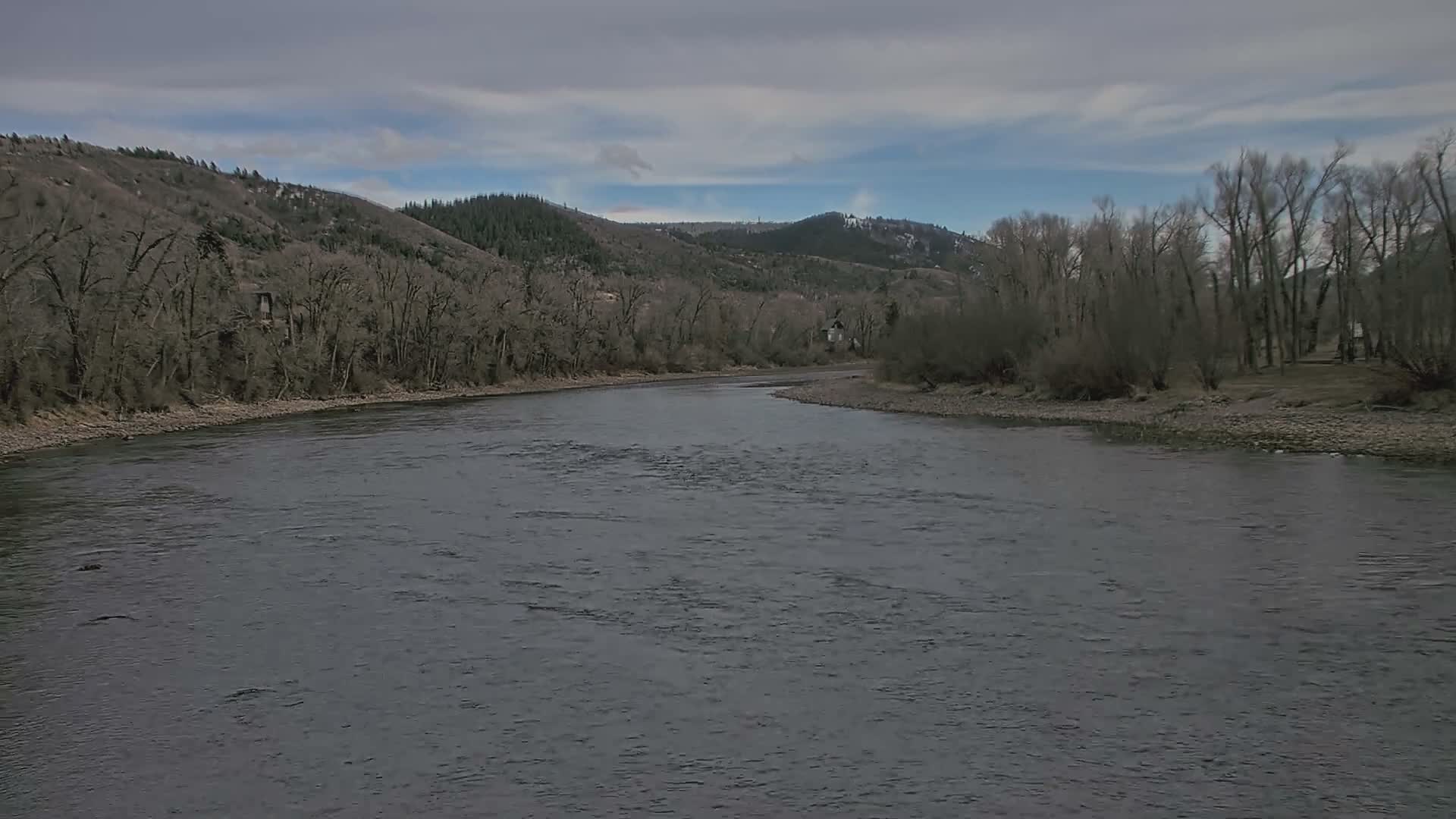 South Fork (Snake) River View from The Lodge at Palisades Creek Live Cam - Irwin, Bonneville, Idaho, USA