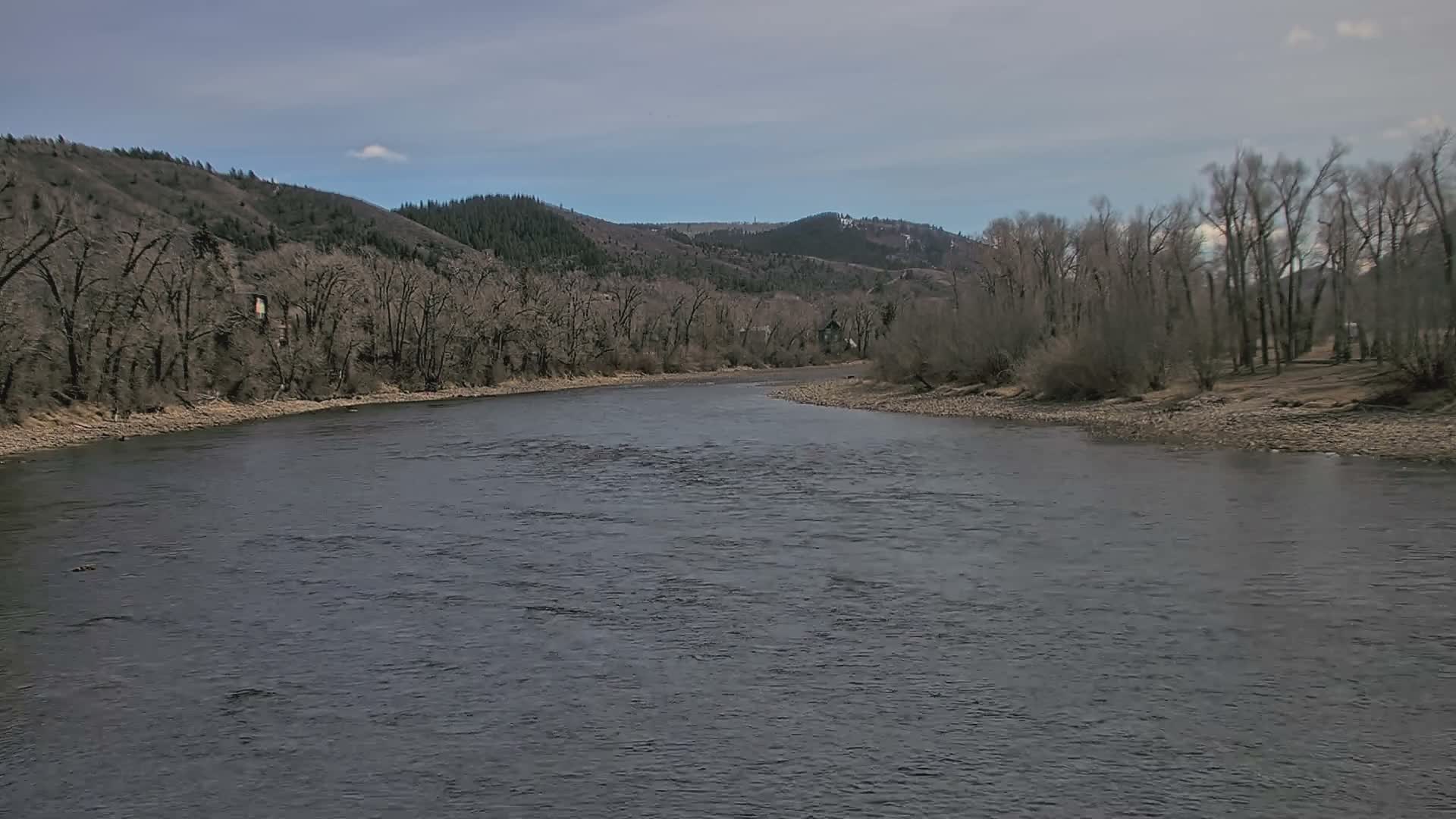 South Fork (Snake) River View from The Lodge at Palisades Creek Live Cam - Irwin, Bonneville, Idaho, USA