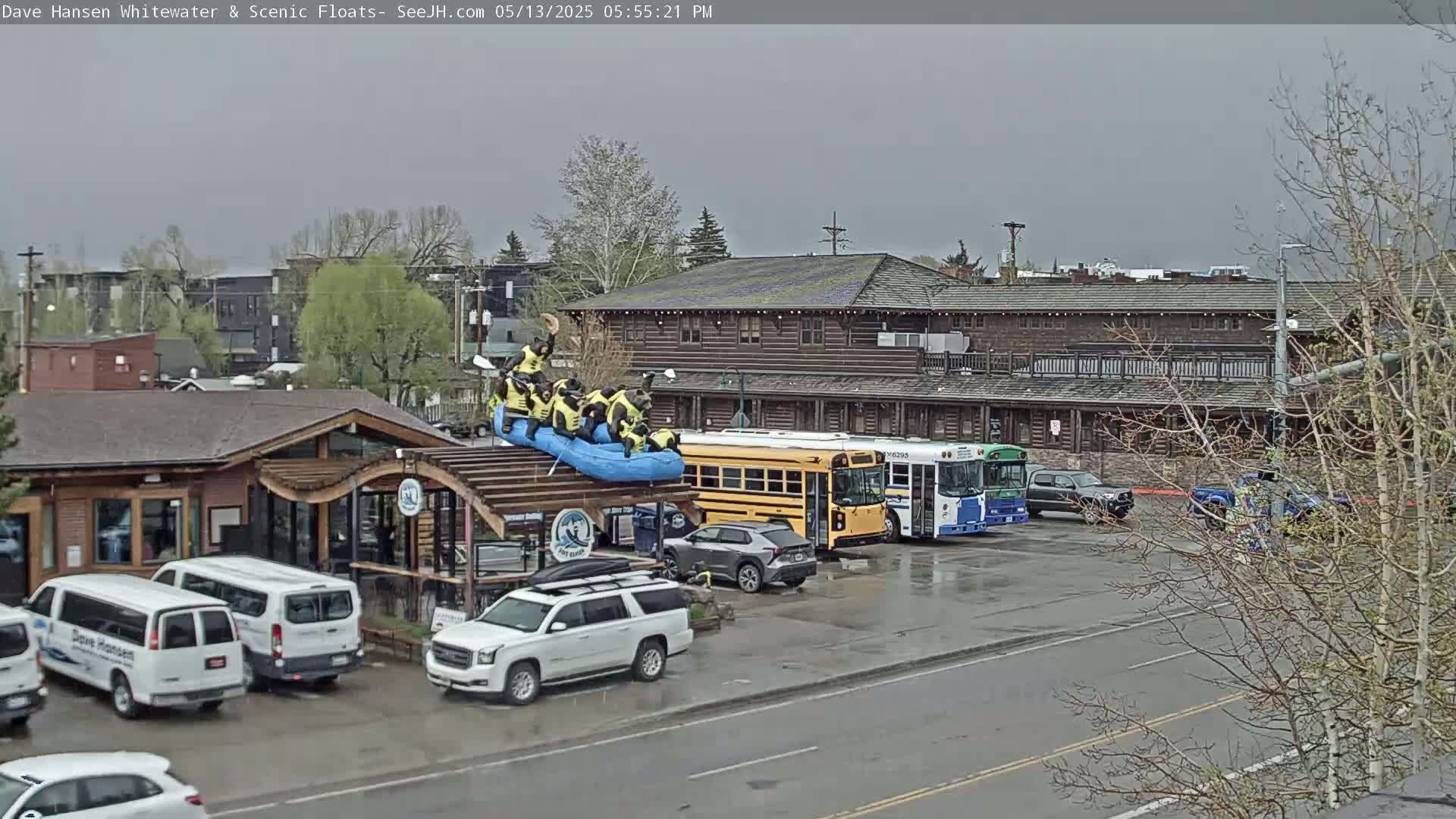Jackson Hole, Jackson Broadway Avenue & S. Millward St. Junction Live Cam - Jackson, Teton, Wyoming, USA