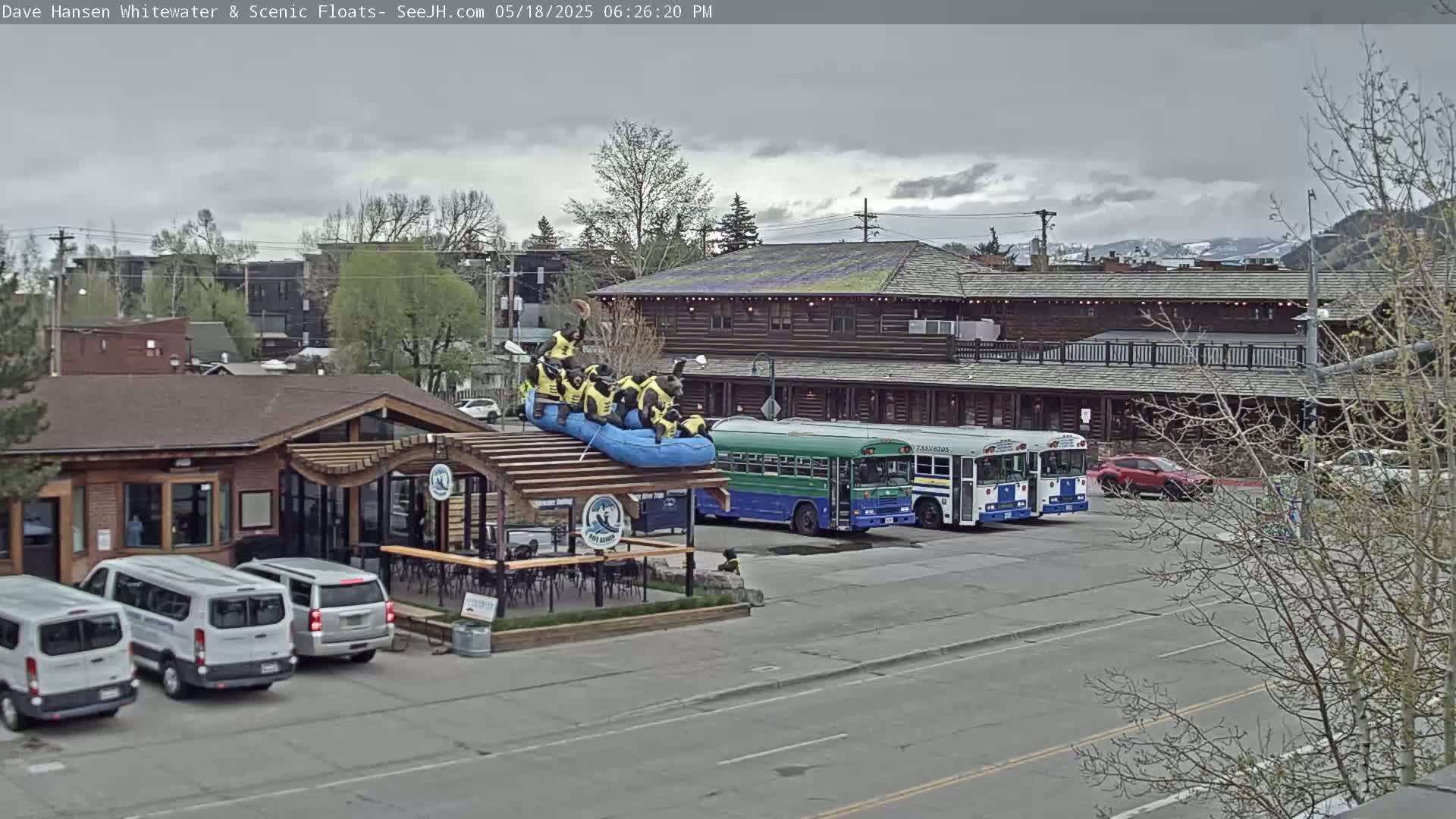 Jackson Hole, Jackson Broadway Avenue & S. Millward St. Junction Live Cam - Jackson, Teton, Wyoming, USA